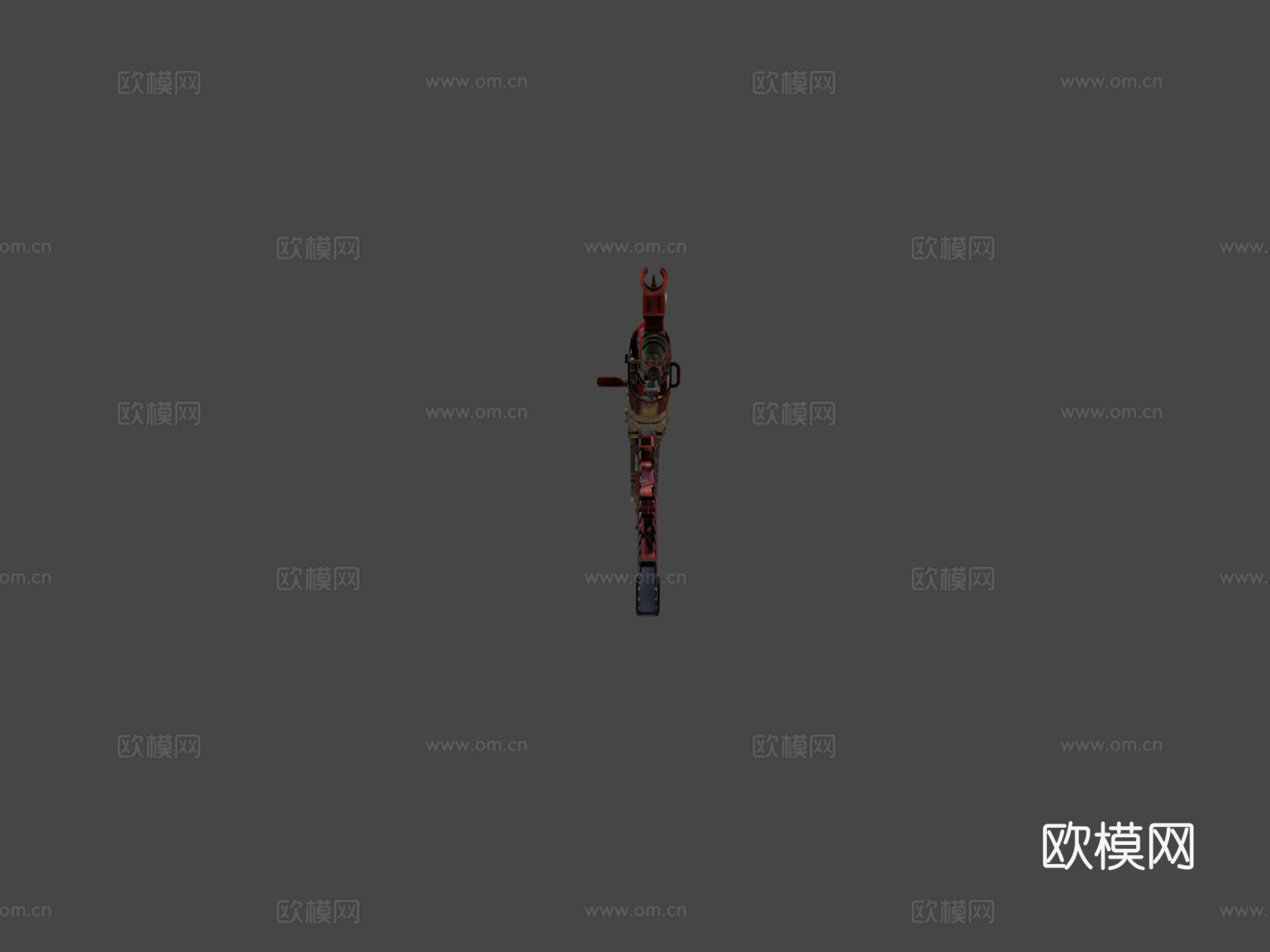 AK-47阿努比斯版3d模型