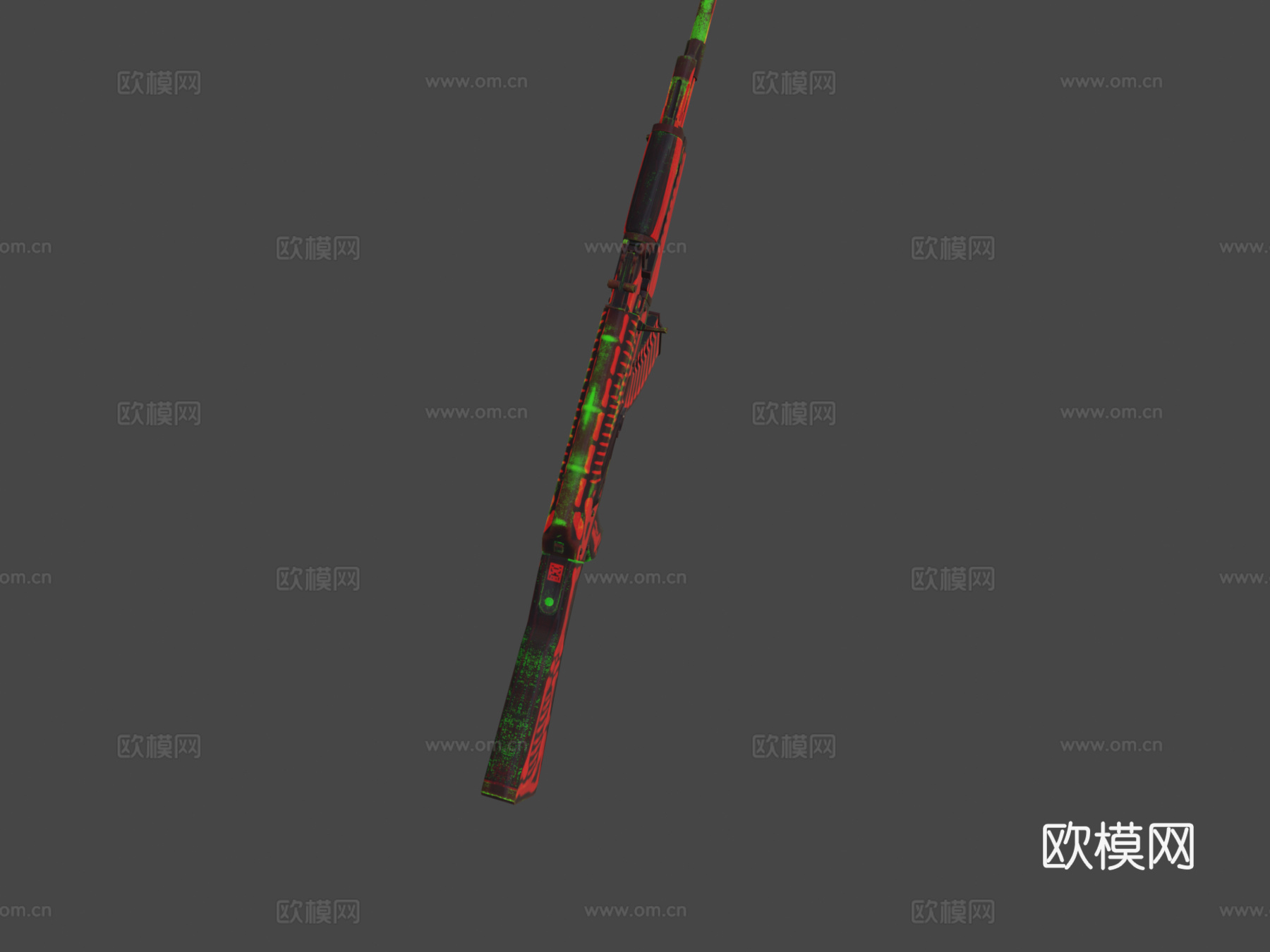 AK47骨架版3d模型