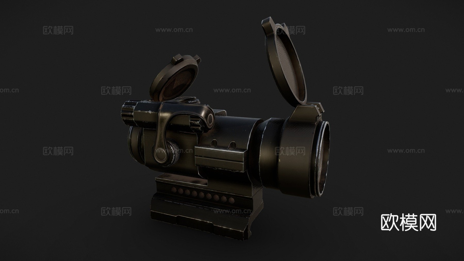 Aimpoint PRO武器瞄准镜3d模型