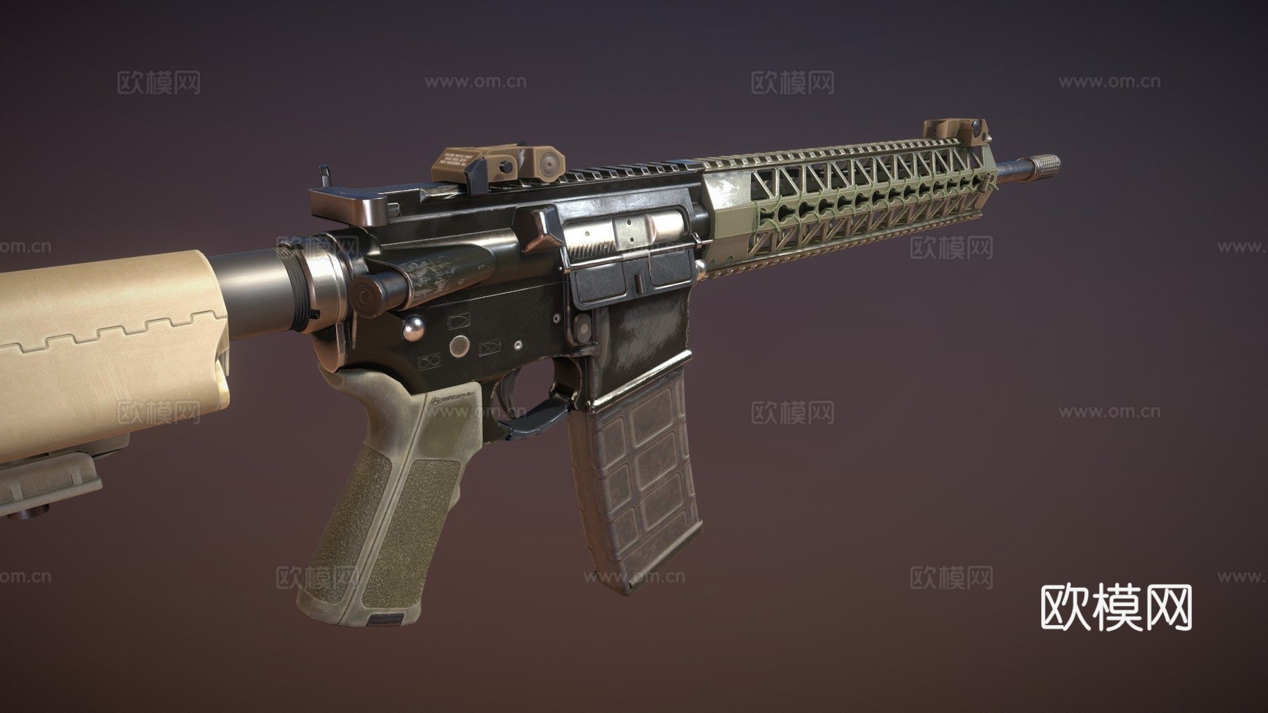 灌木大师AR-153d模型