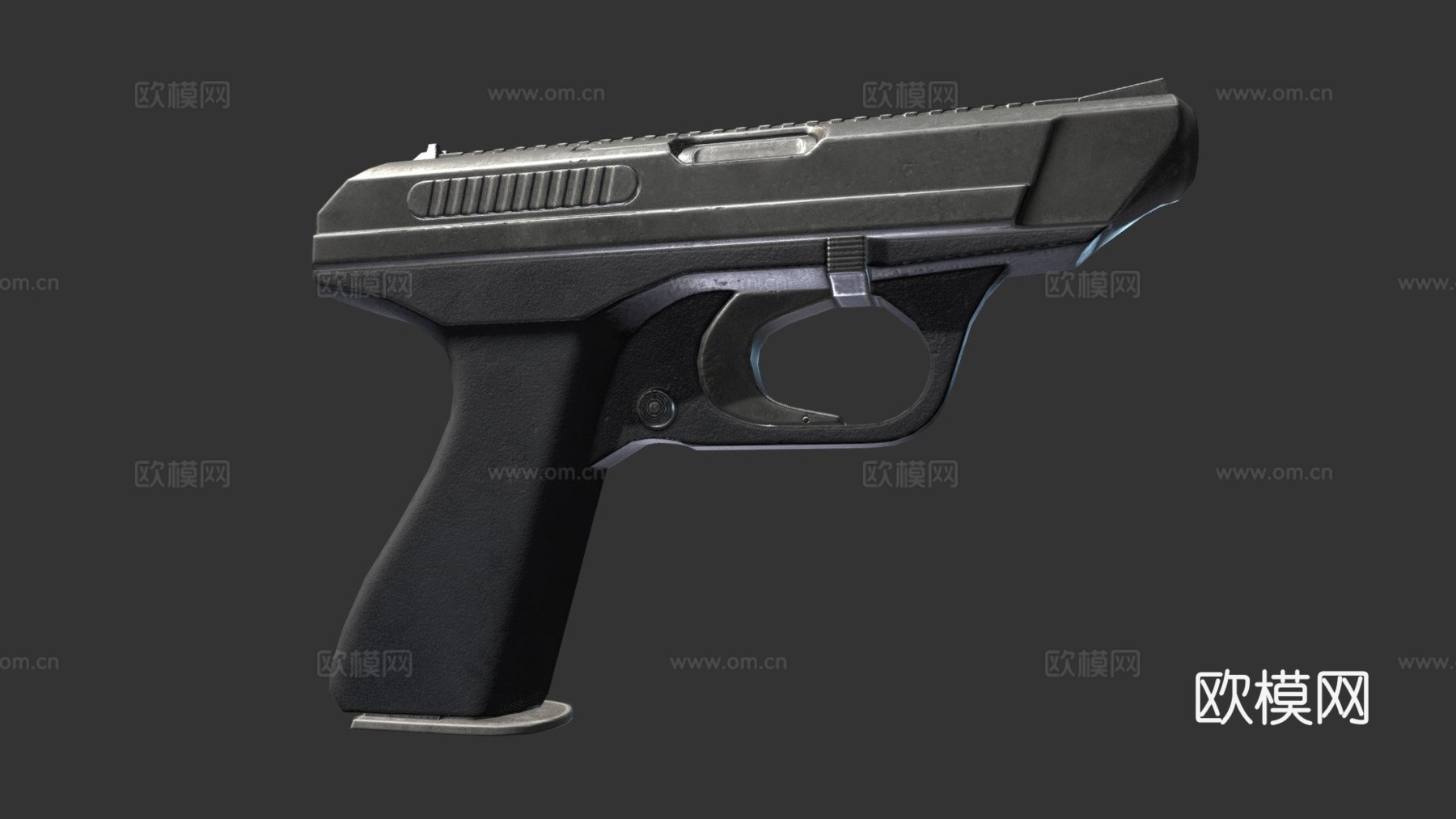 VP70手枪3d模型