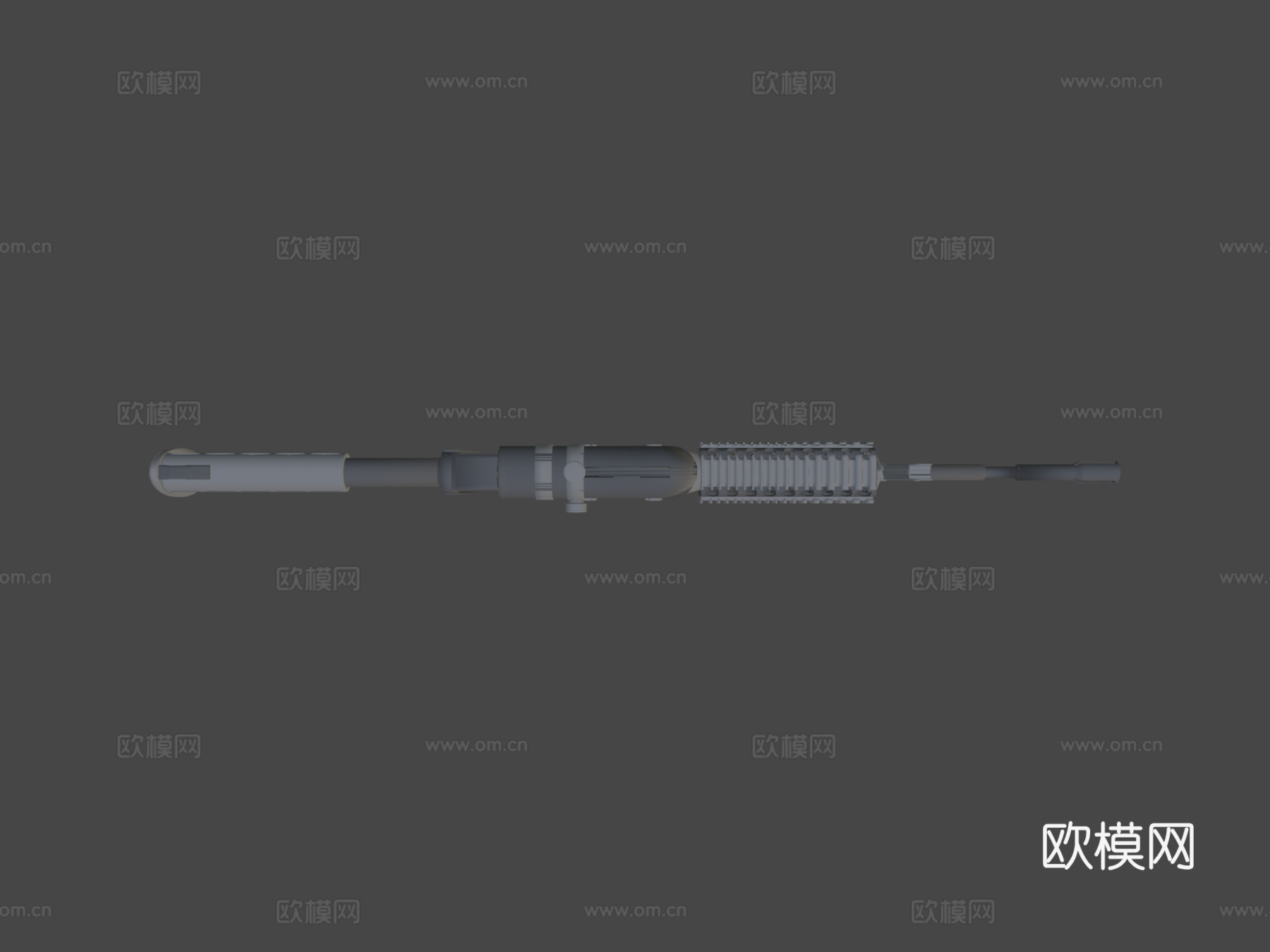M4A1-ACOG(平滑版)3d模型