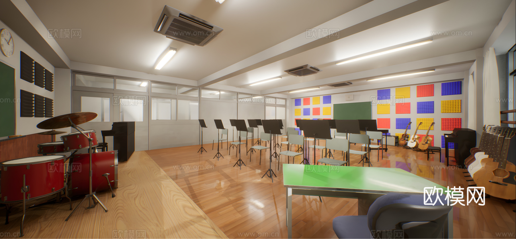 音乐教室3d模型