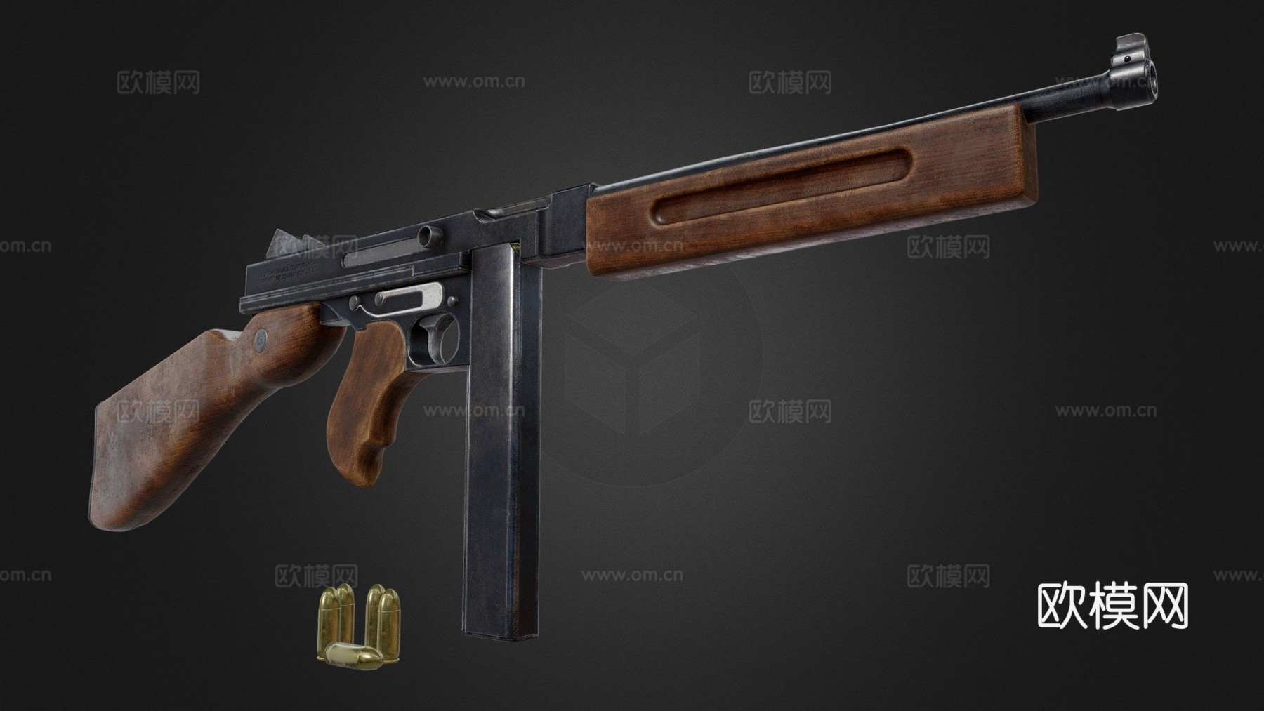 汤普森M1A13d模型
