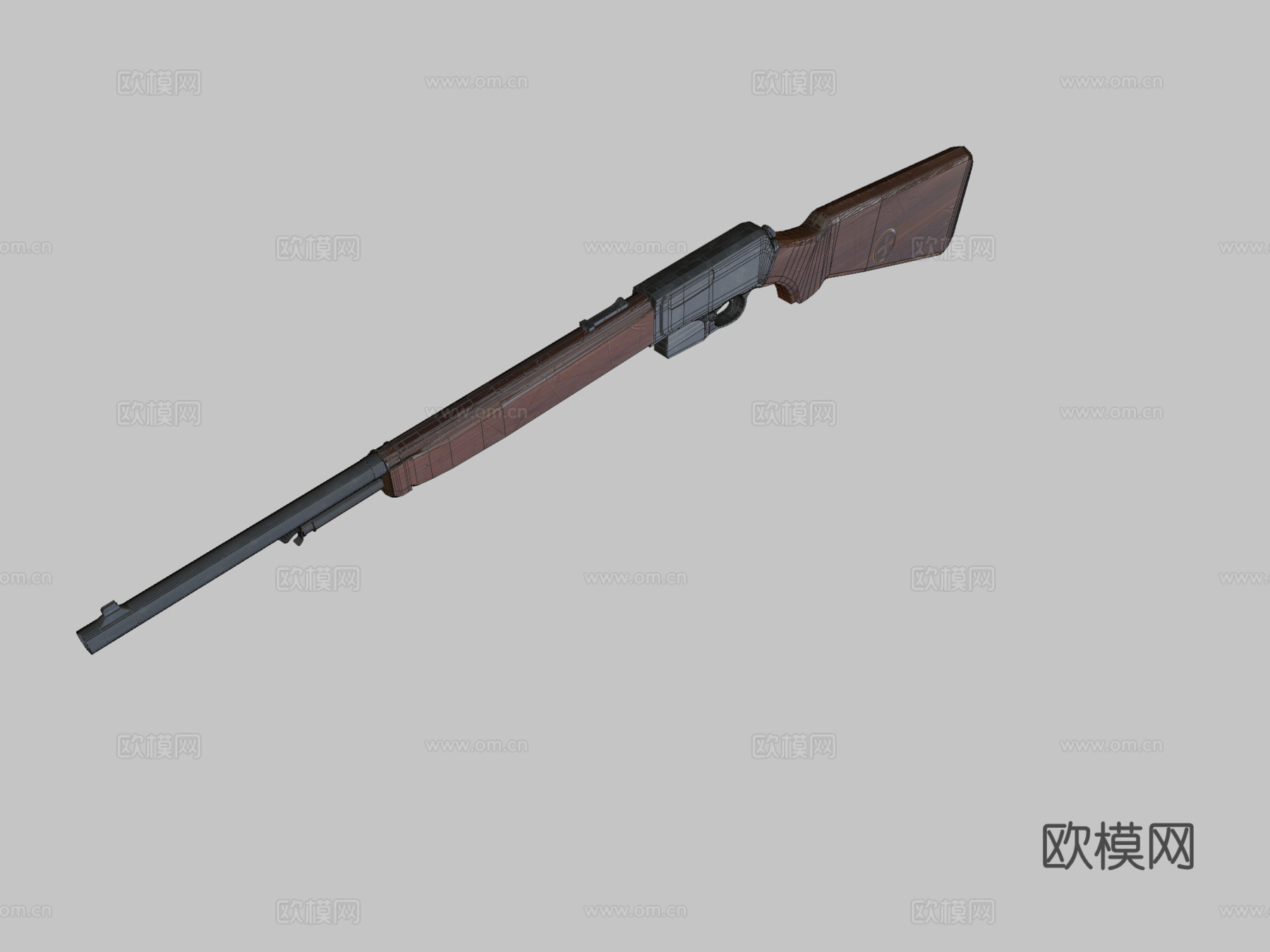 温彻斯特1907型3d模型