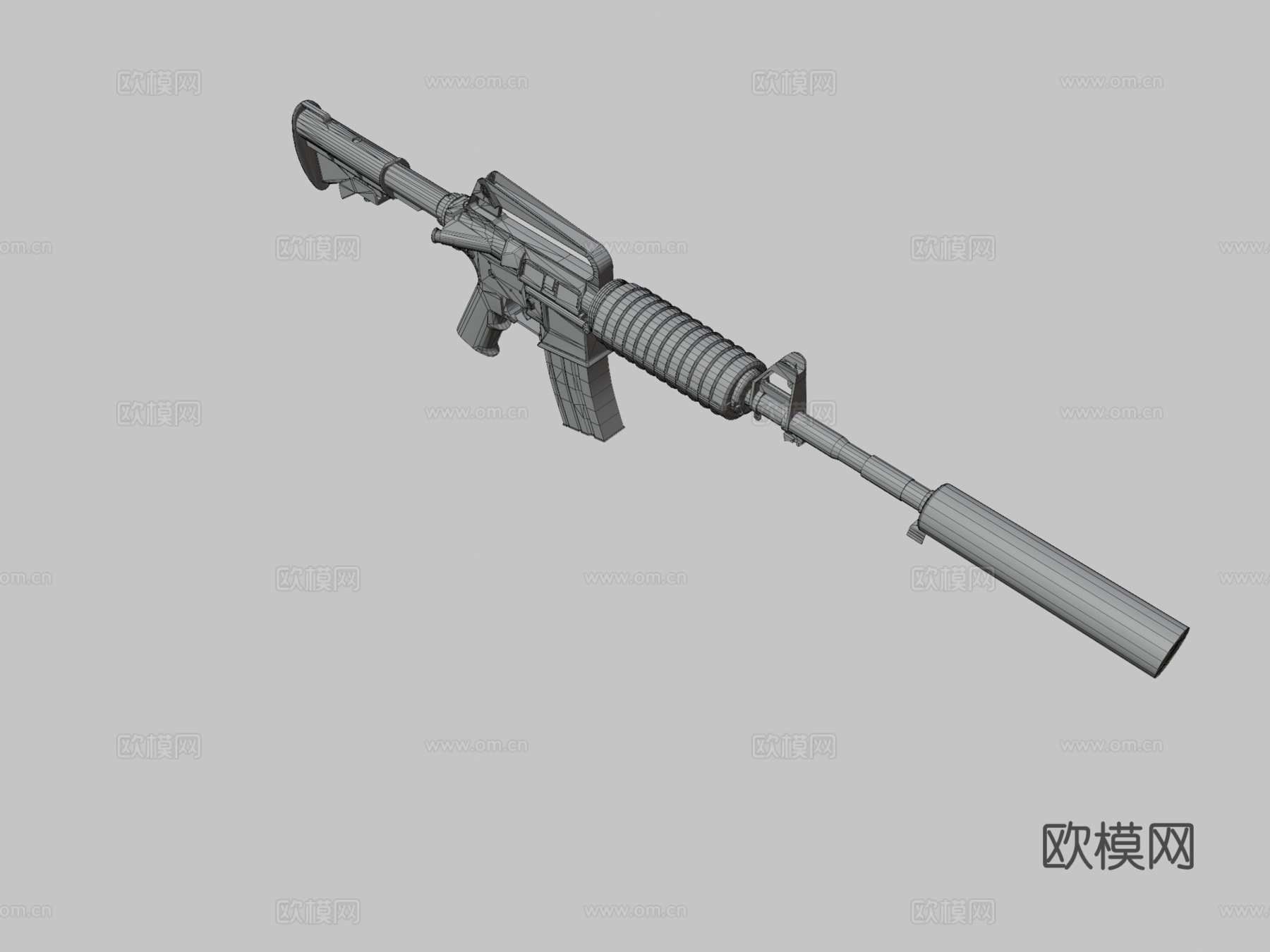 M4A1-S彩虹光泽-VGO3d模型