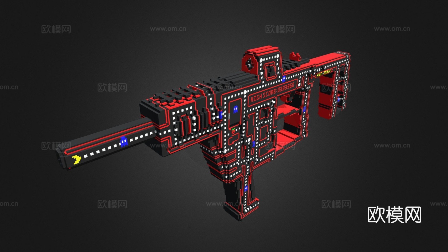 体素矢量-复古=强化版=(立方-64X)3d模型