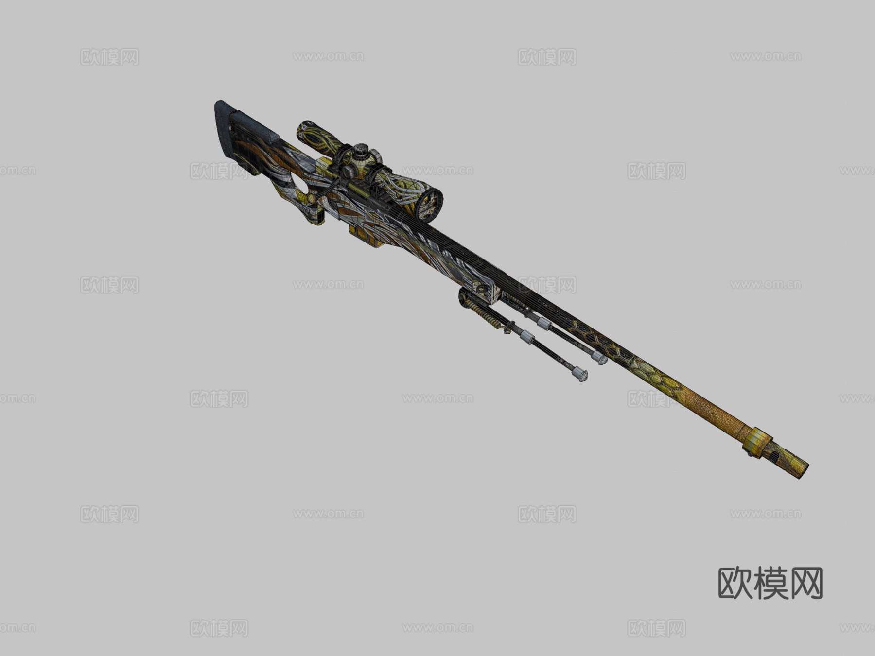 AWP-神谕3d模型