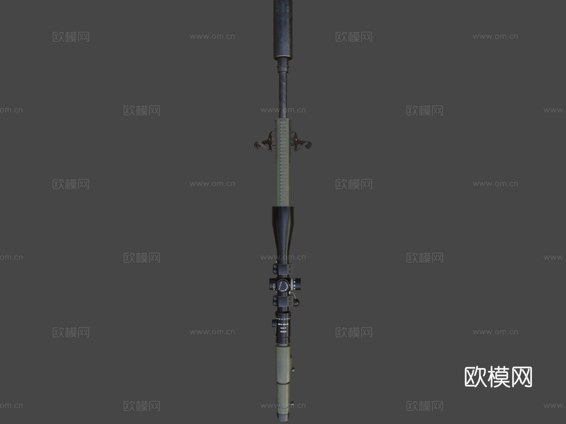 VSV-338新型俄军狙击步枪4K3d模型