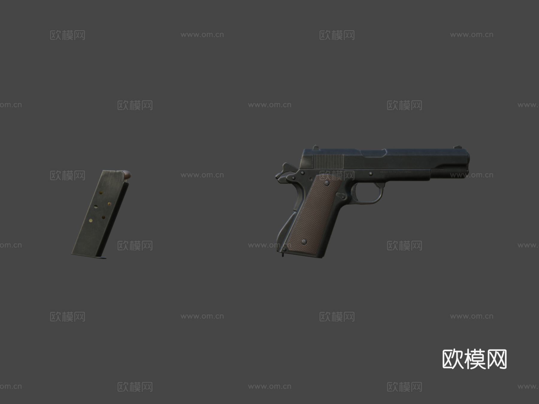 柯尔特19113d模型