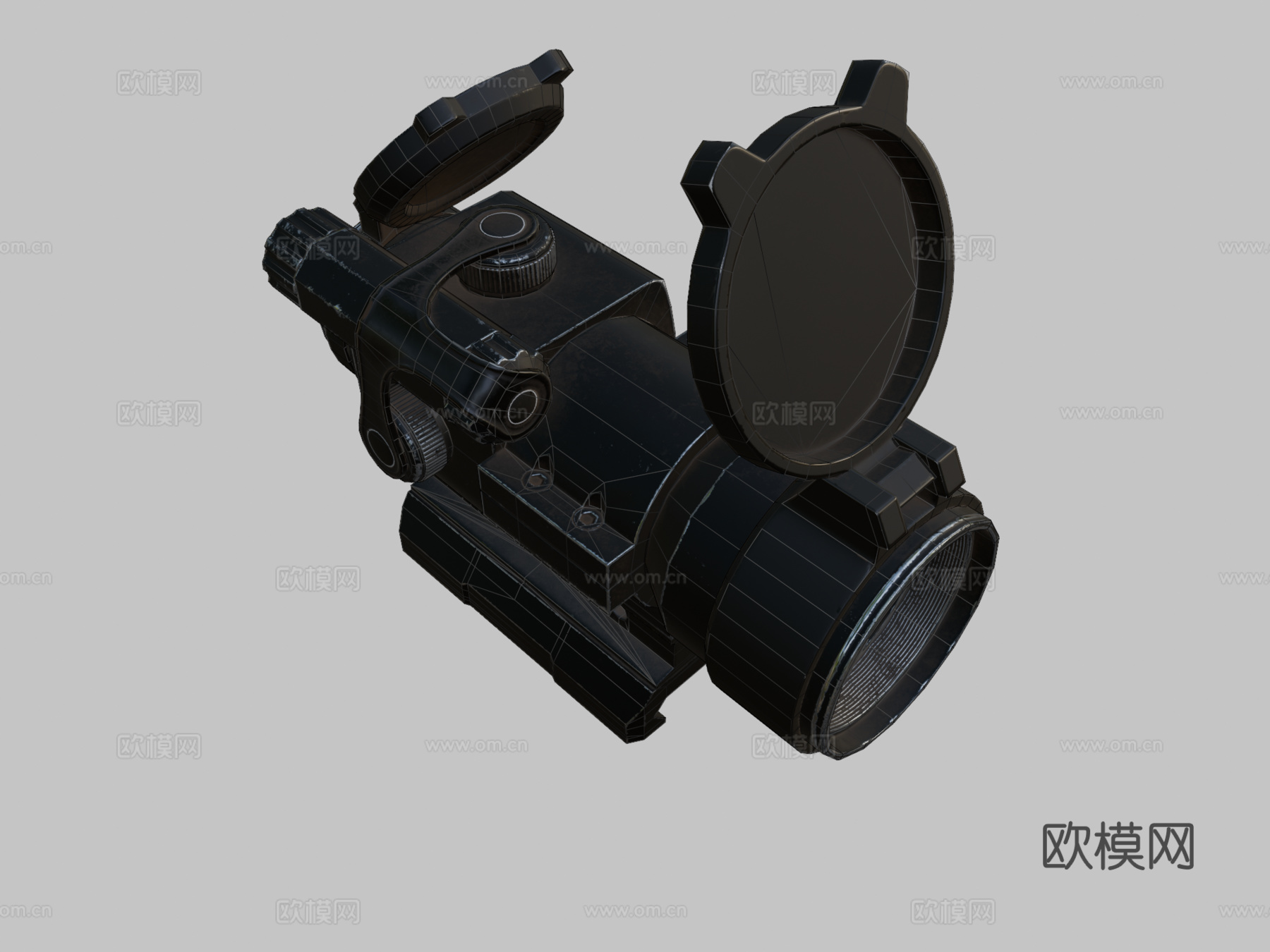 Aimpoint PRO武器瞄准镜3d模型