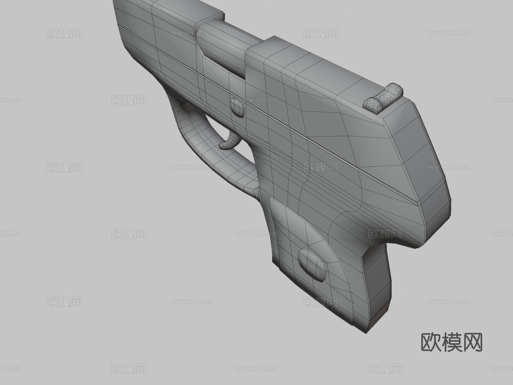 鲁格LCP 37013d模型