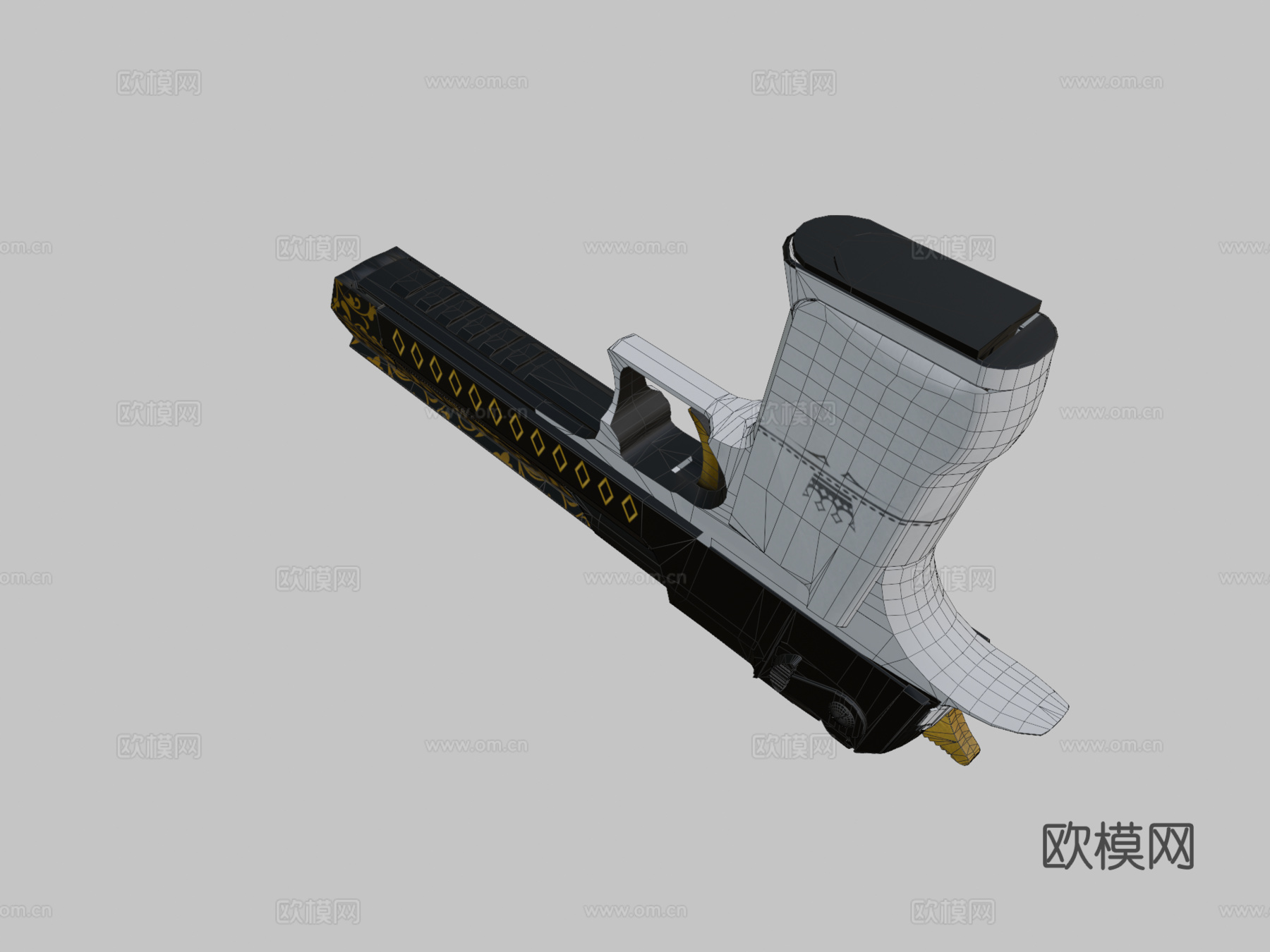 沙漠之鹰皇家卫队3d模型