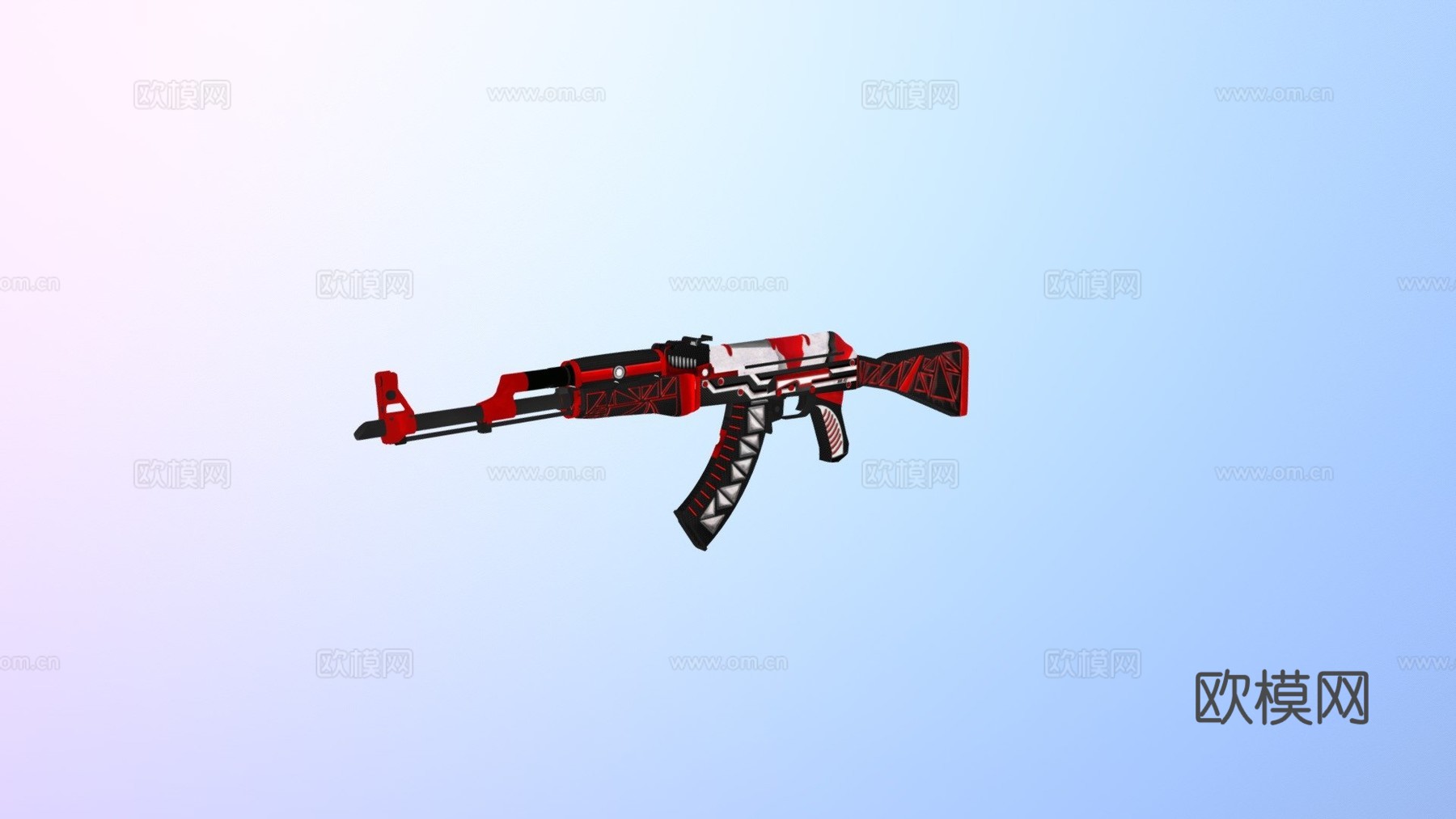 AK47英雄版3d模型