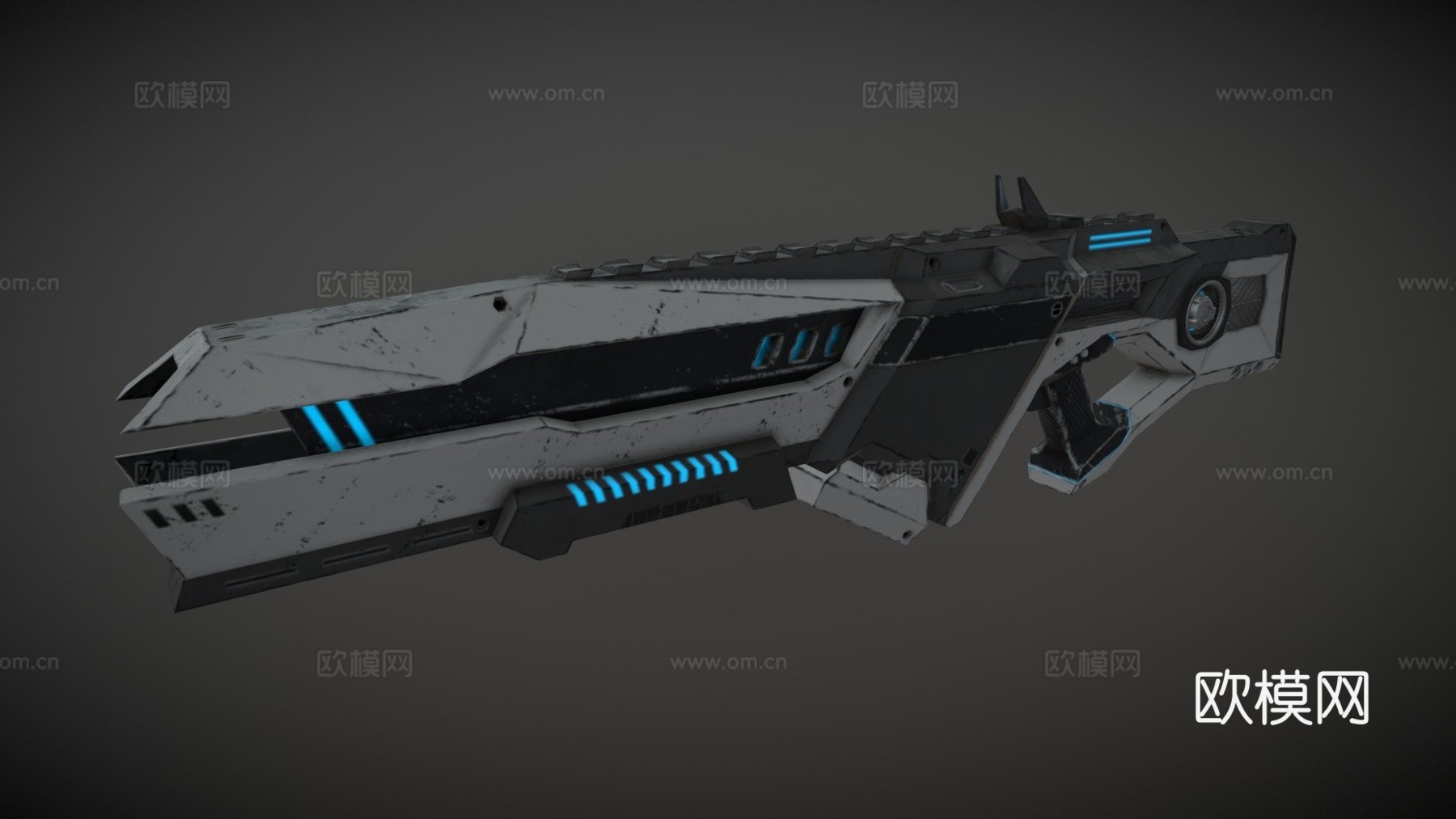 GPU武器3d模型