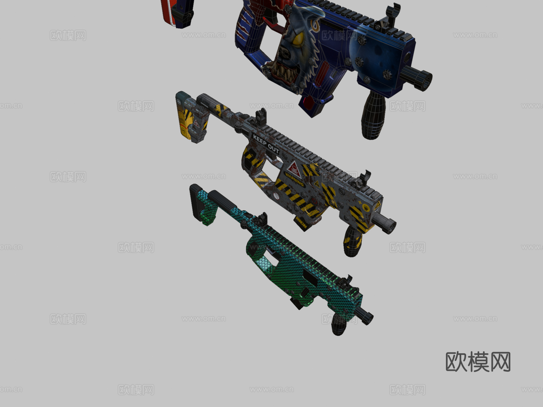 阿尔法箱-KRISS Vector3d模型