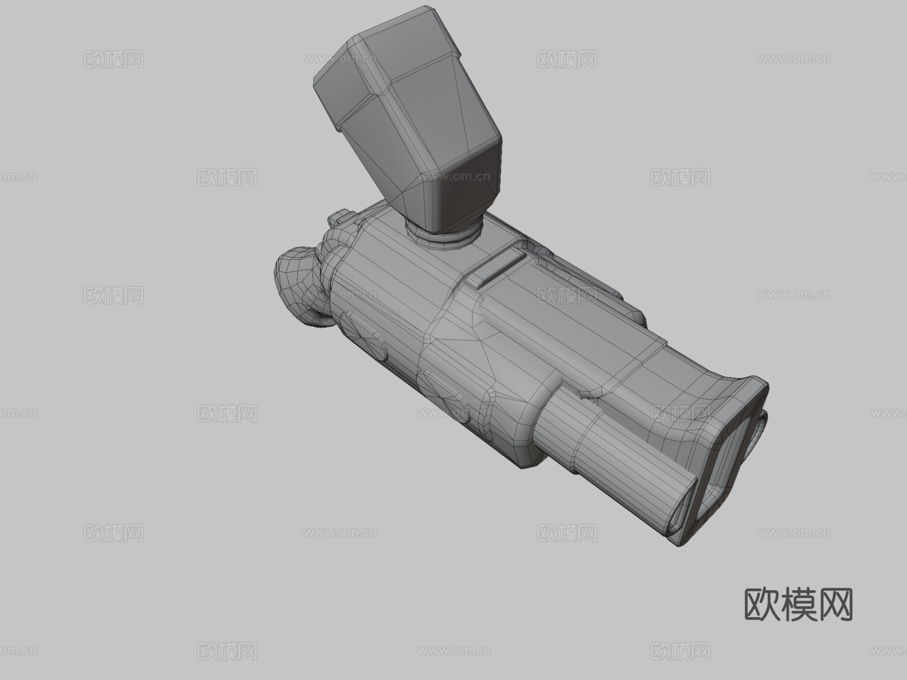科幻枪3d模型