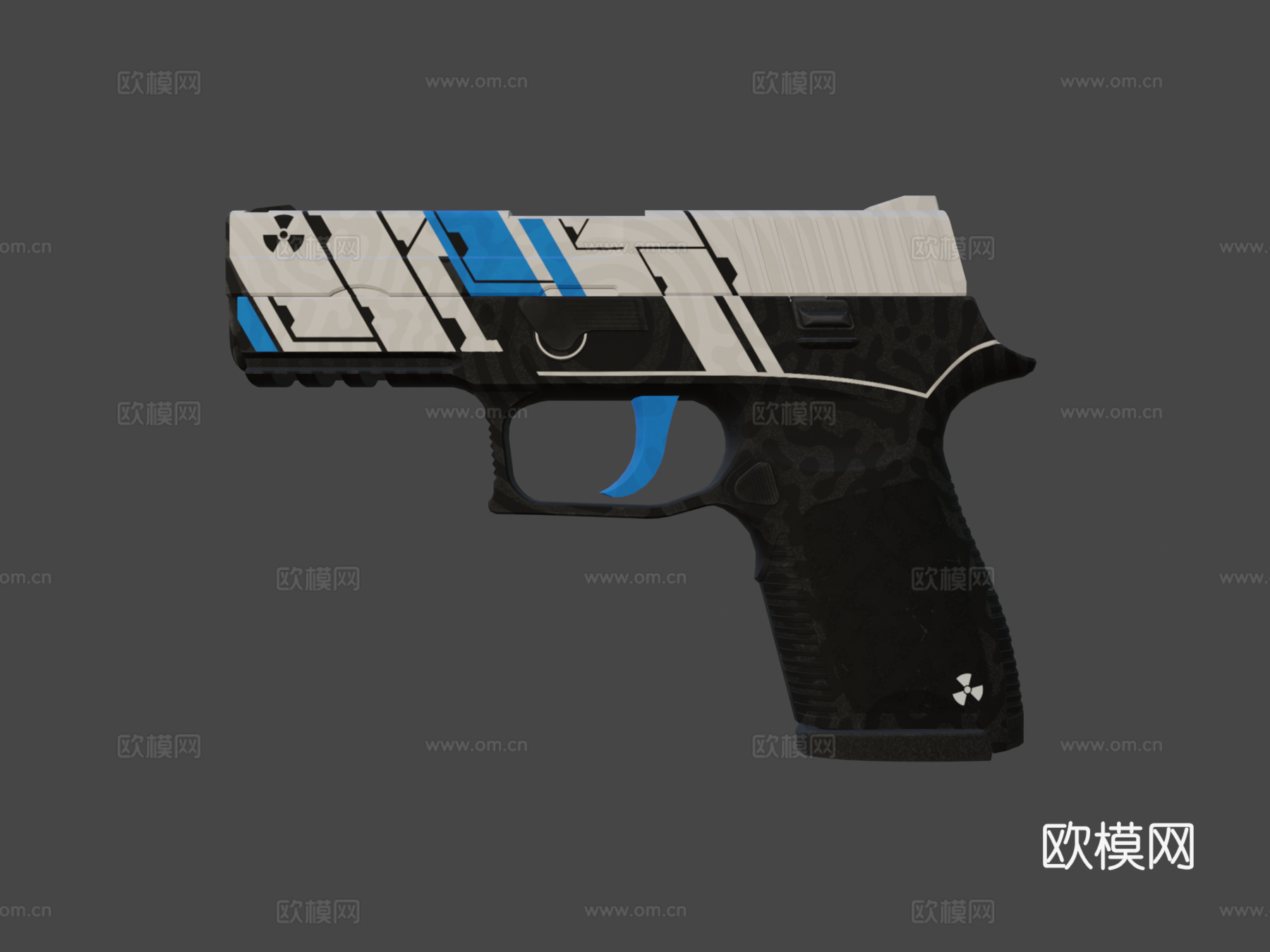P250-有毒废料(VGO比赛)3d模型