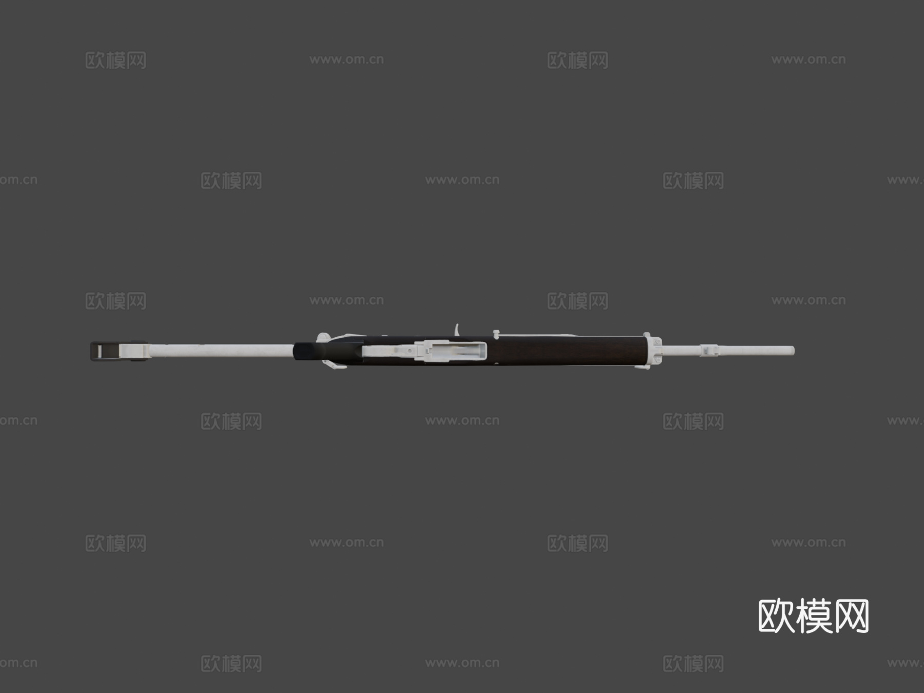 镀银-Mini14-PUBG3d模型