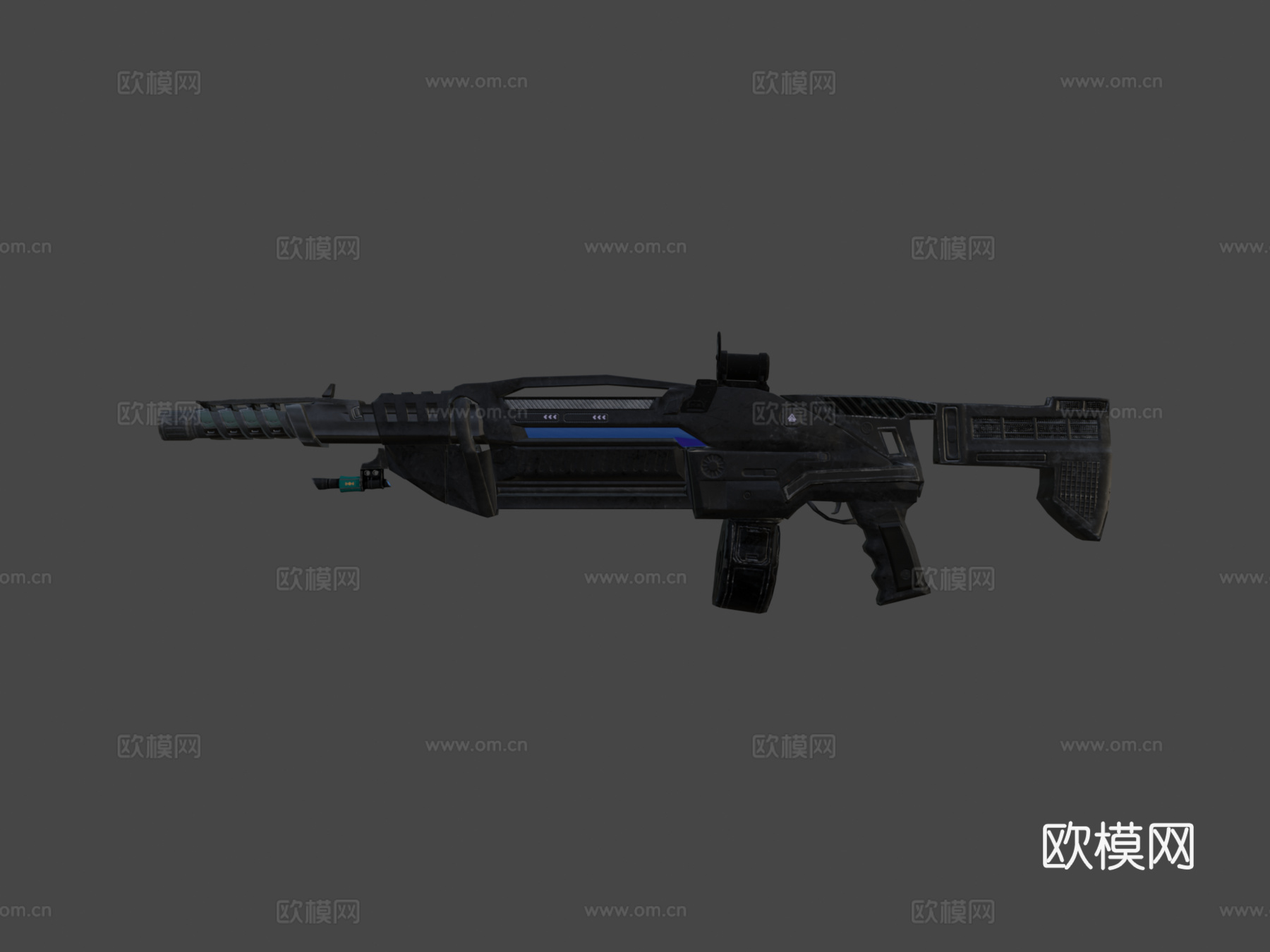 ER-2套装2(科幻步枪)3d模型