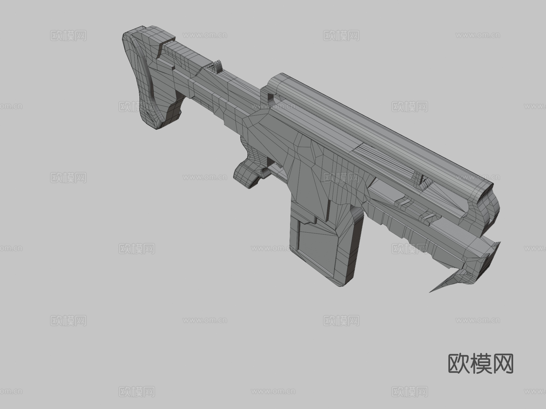 &#39;骨尘者&#39;杆式发射器3d模型