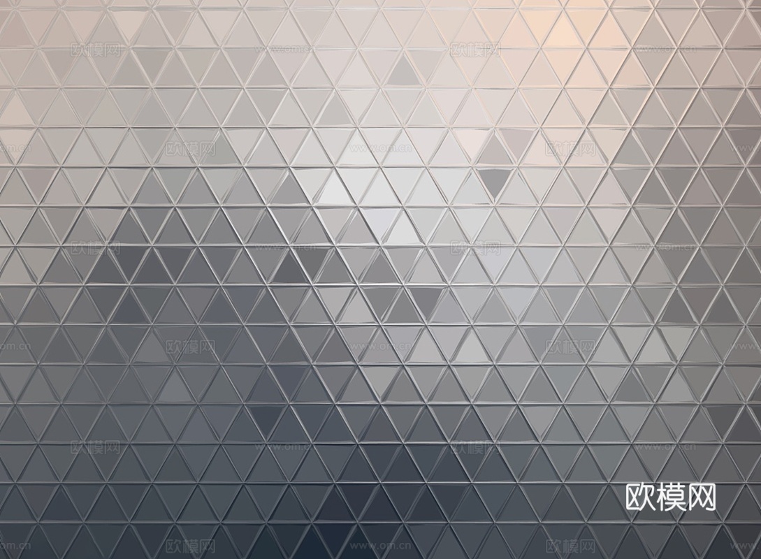 灰色玻璃三角金属贴图下载