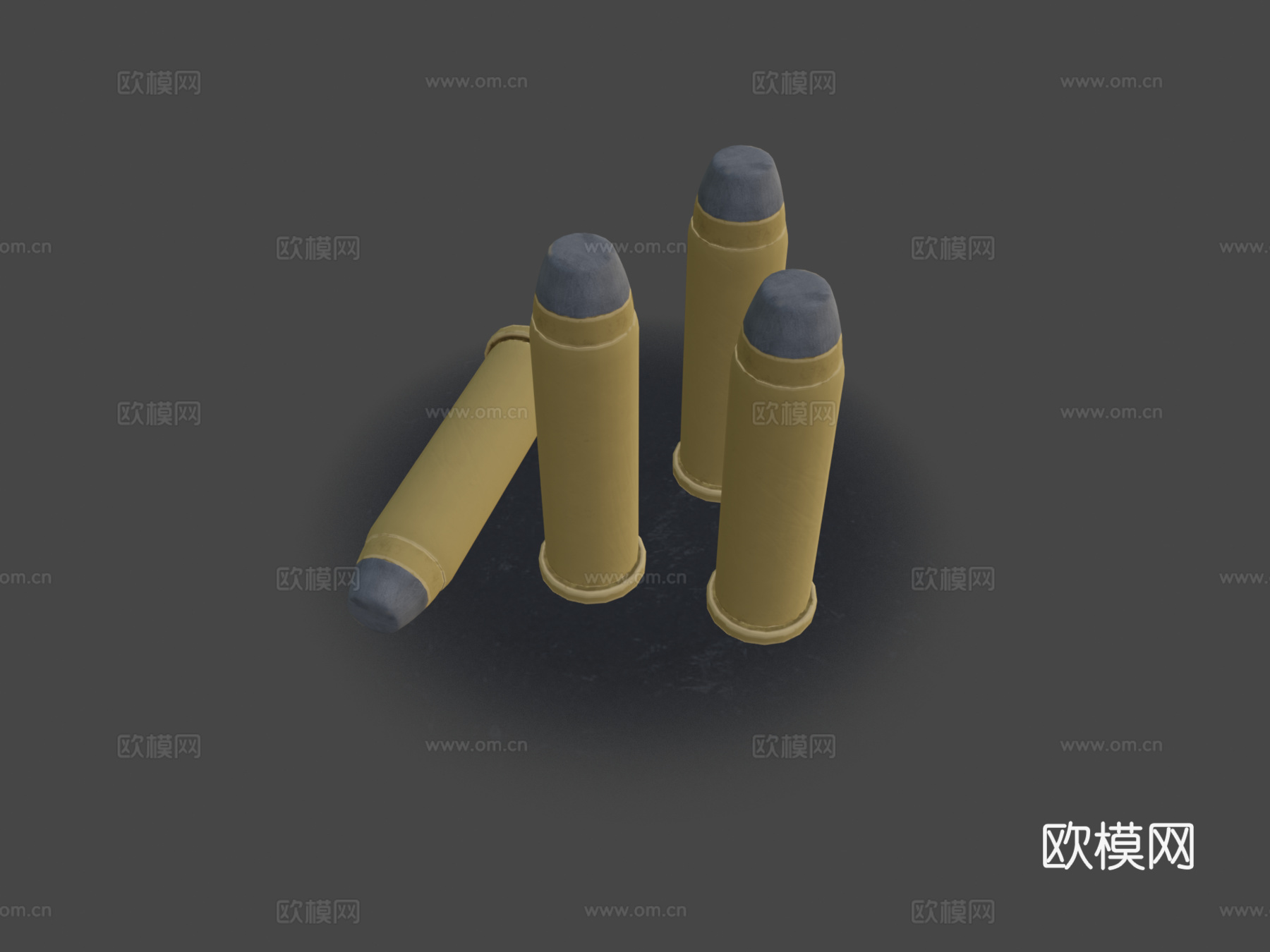 .357马格南子弹3d模型