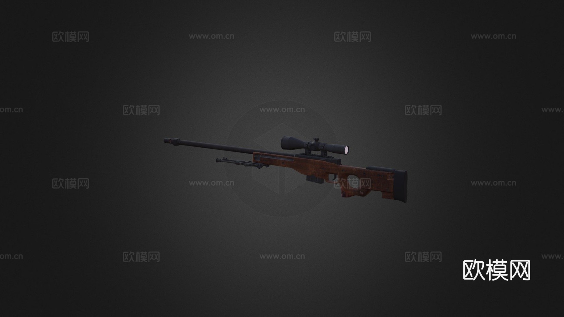 AWP-神射手3d模型