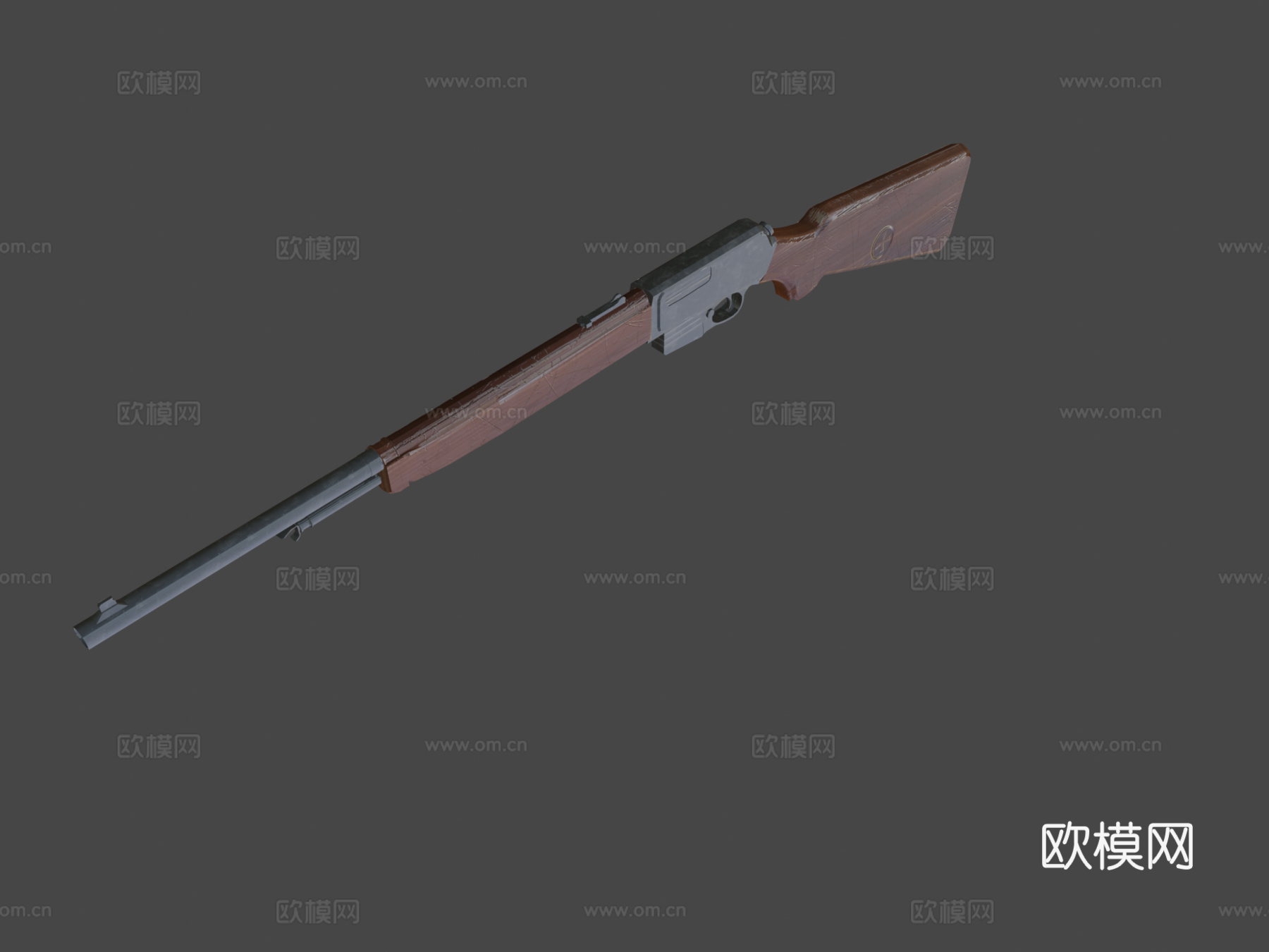 温彻斯特1907型3d模型