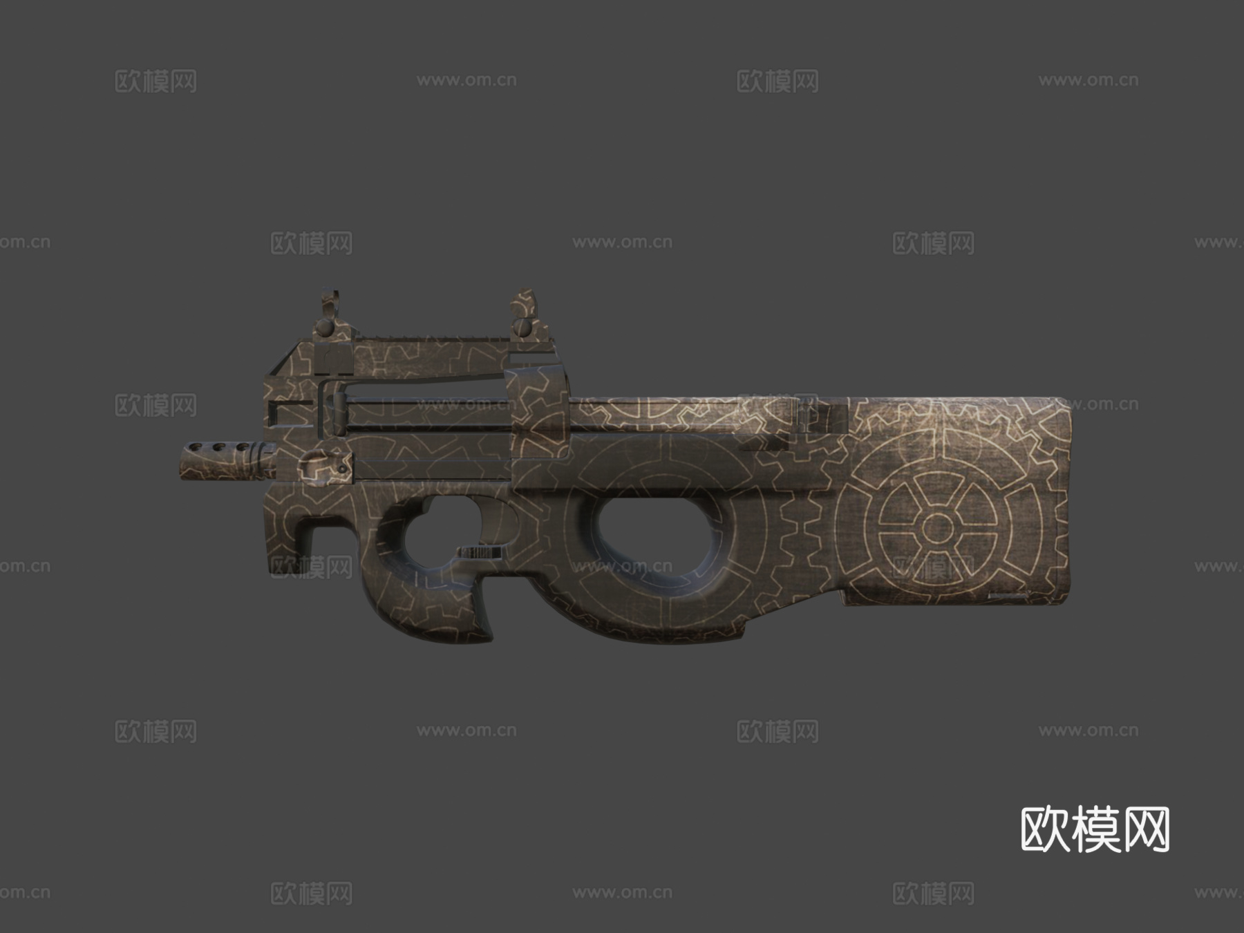 P90齿轮版3d模型