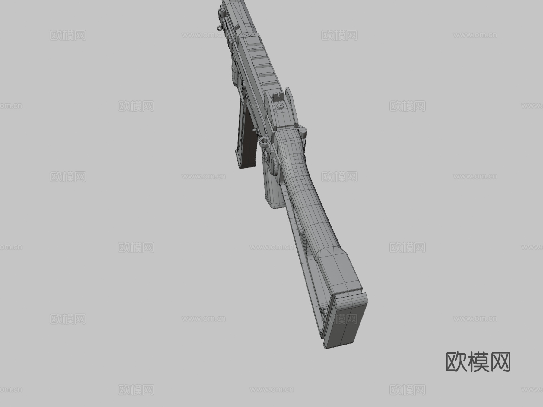 UMP-45-战争时刻3d模型