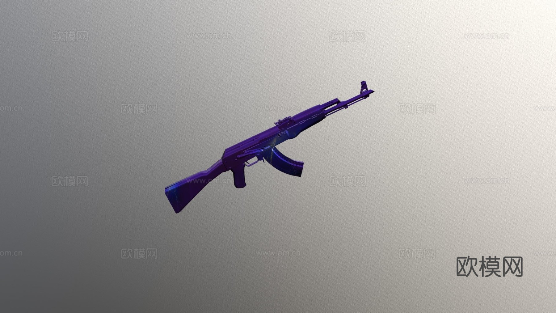 AK47枪栓3d模型