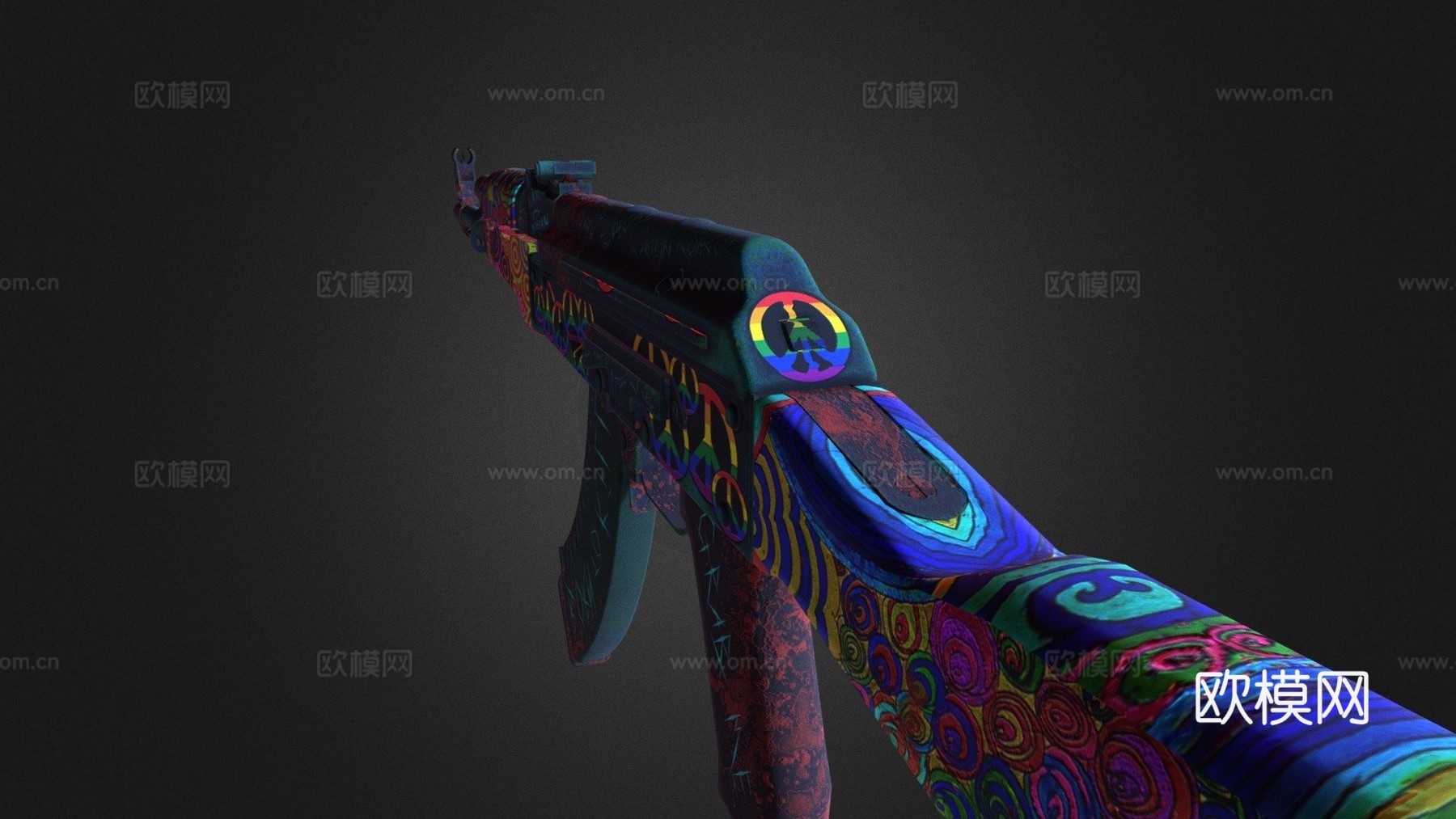 AK47-人民的力量3d模型