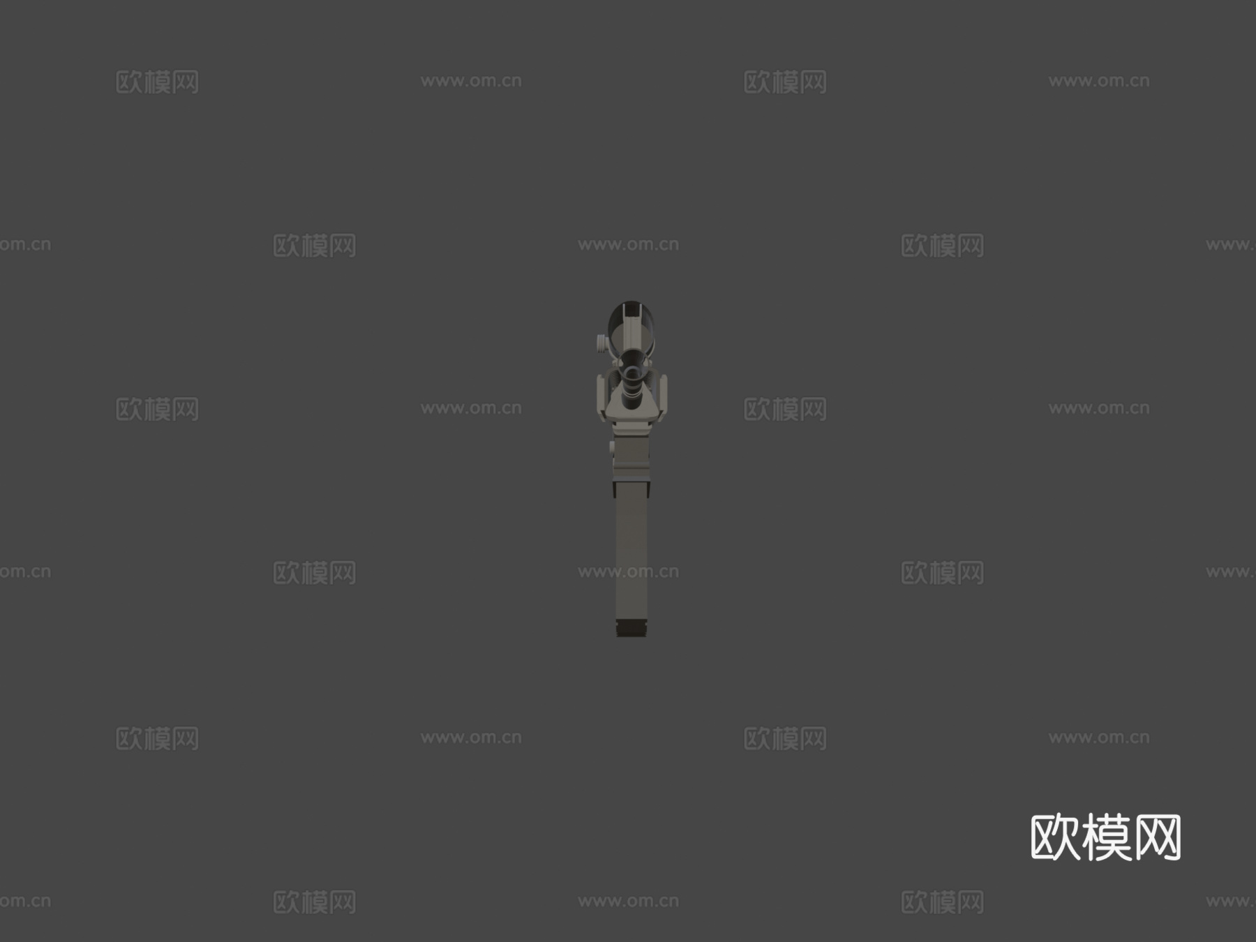 M4A1-ACOG(低多边形版)3d模型