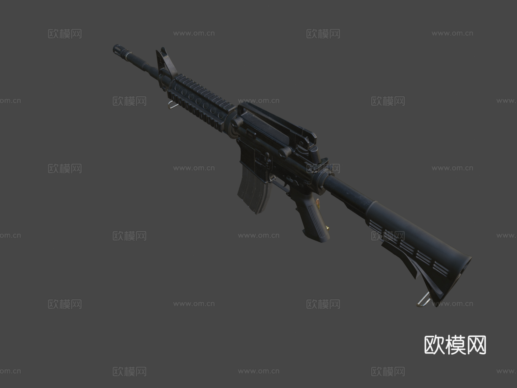 柯尔特M4A1卡宾枪3d模型