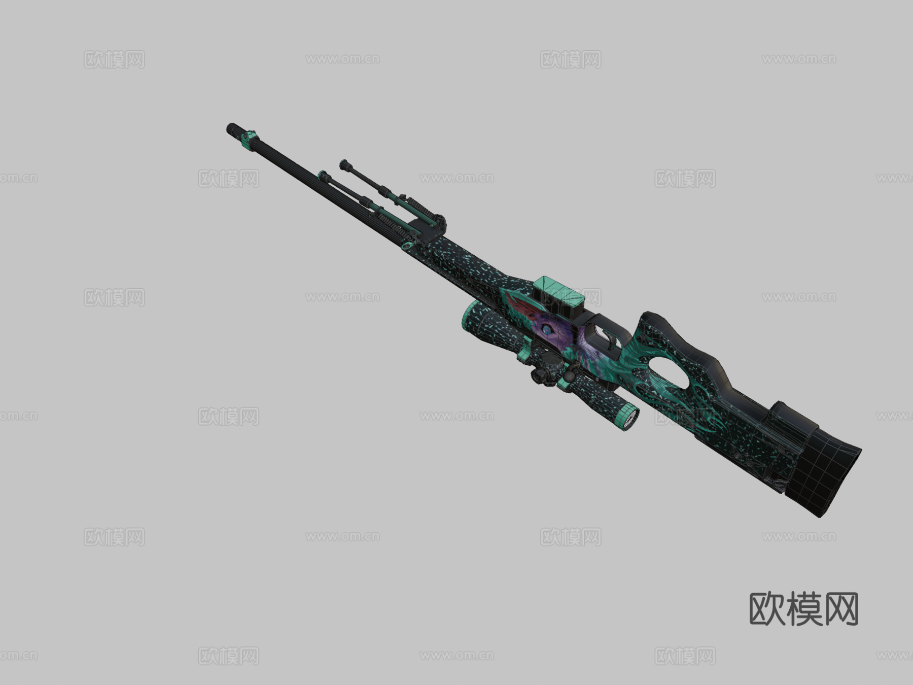 AWP-秃鹫之死3d模型