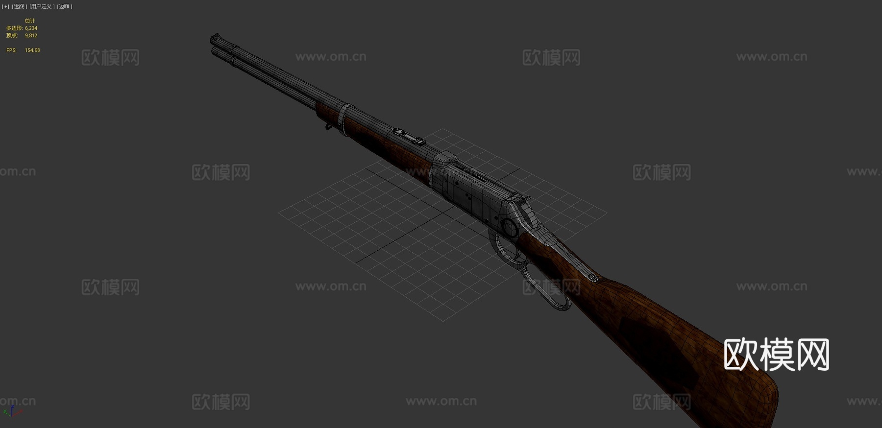 温彻斯特1894型3d模型