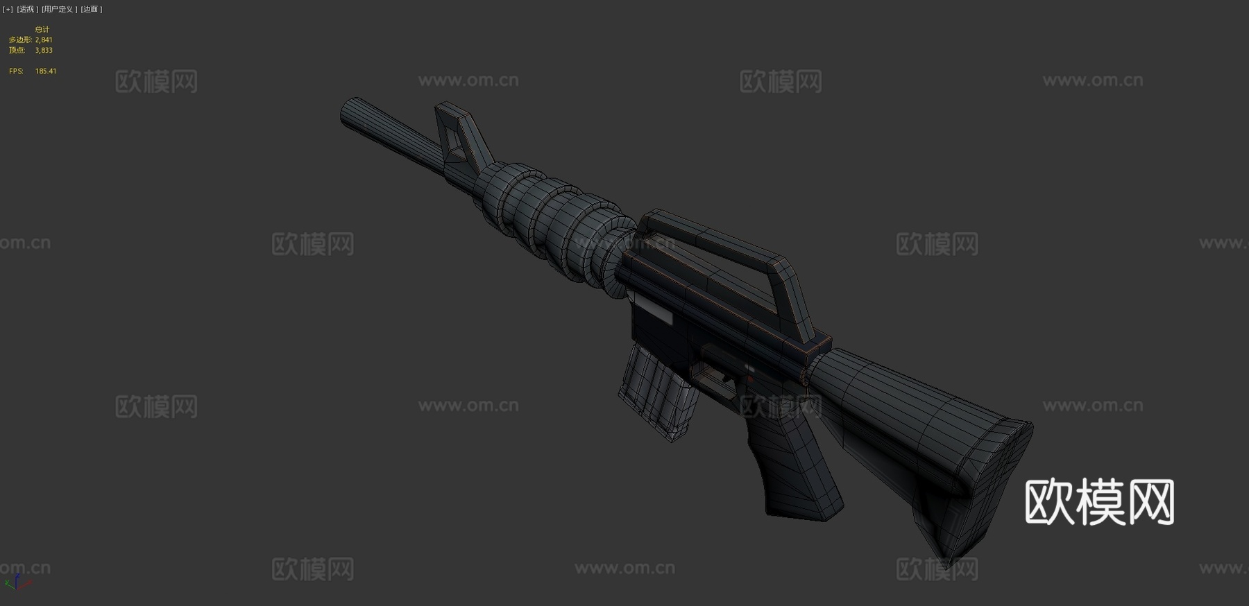 风格化M4A13d模型