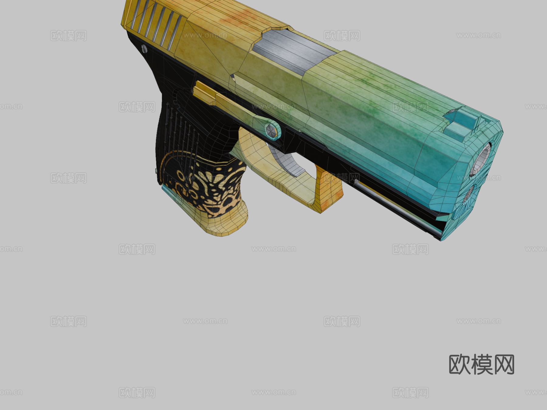 P2000-琥珀3d模型