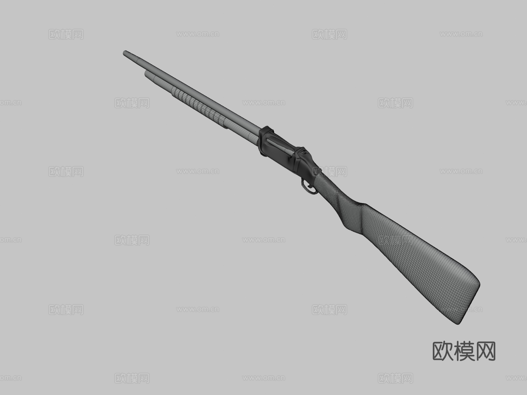 狂野帮派霰弹枪3d模型