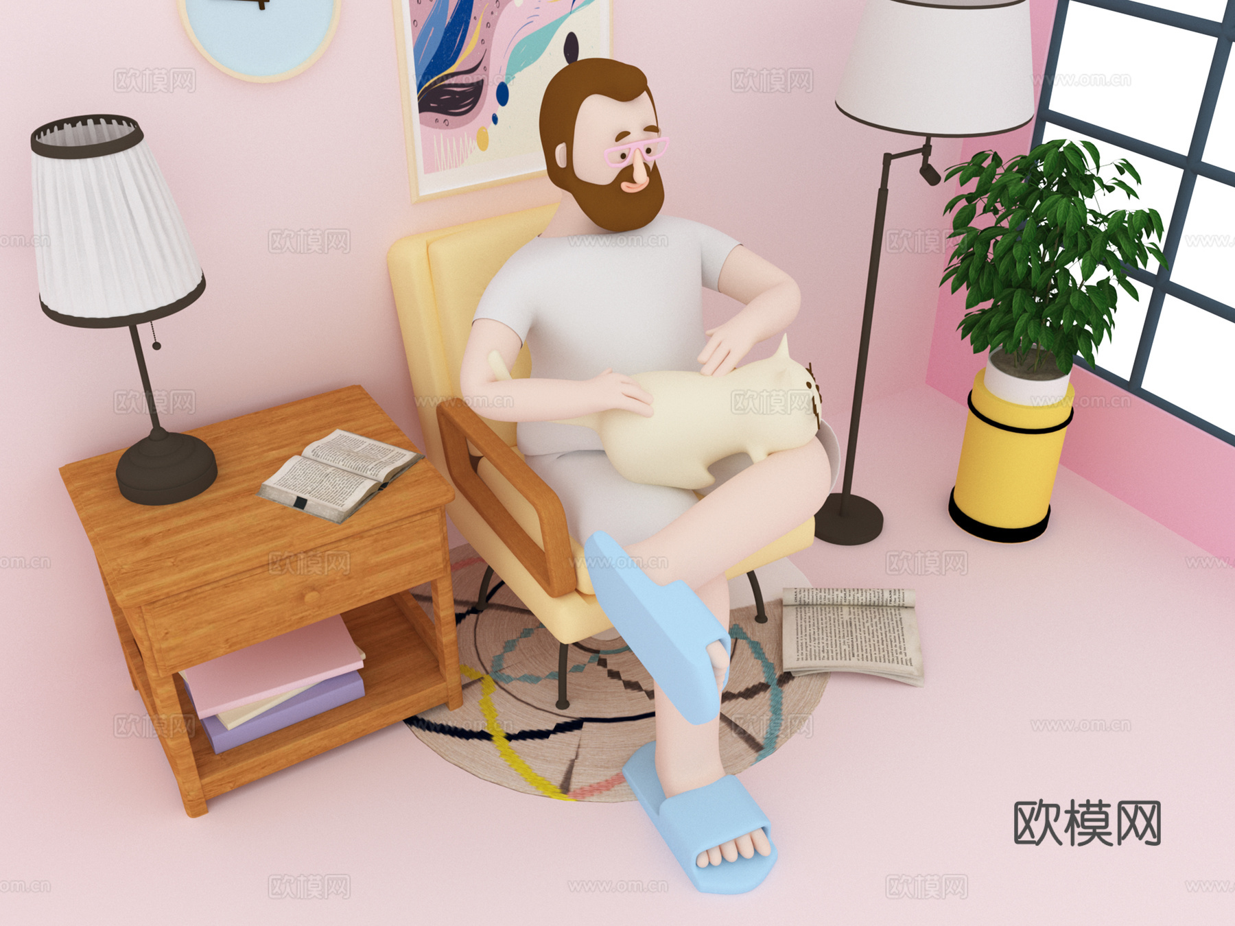人物 卡通人物3d模型