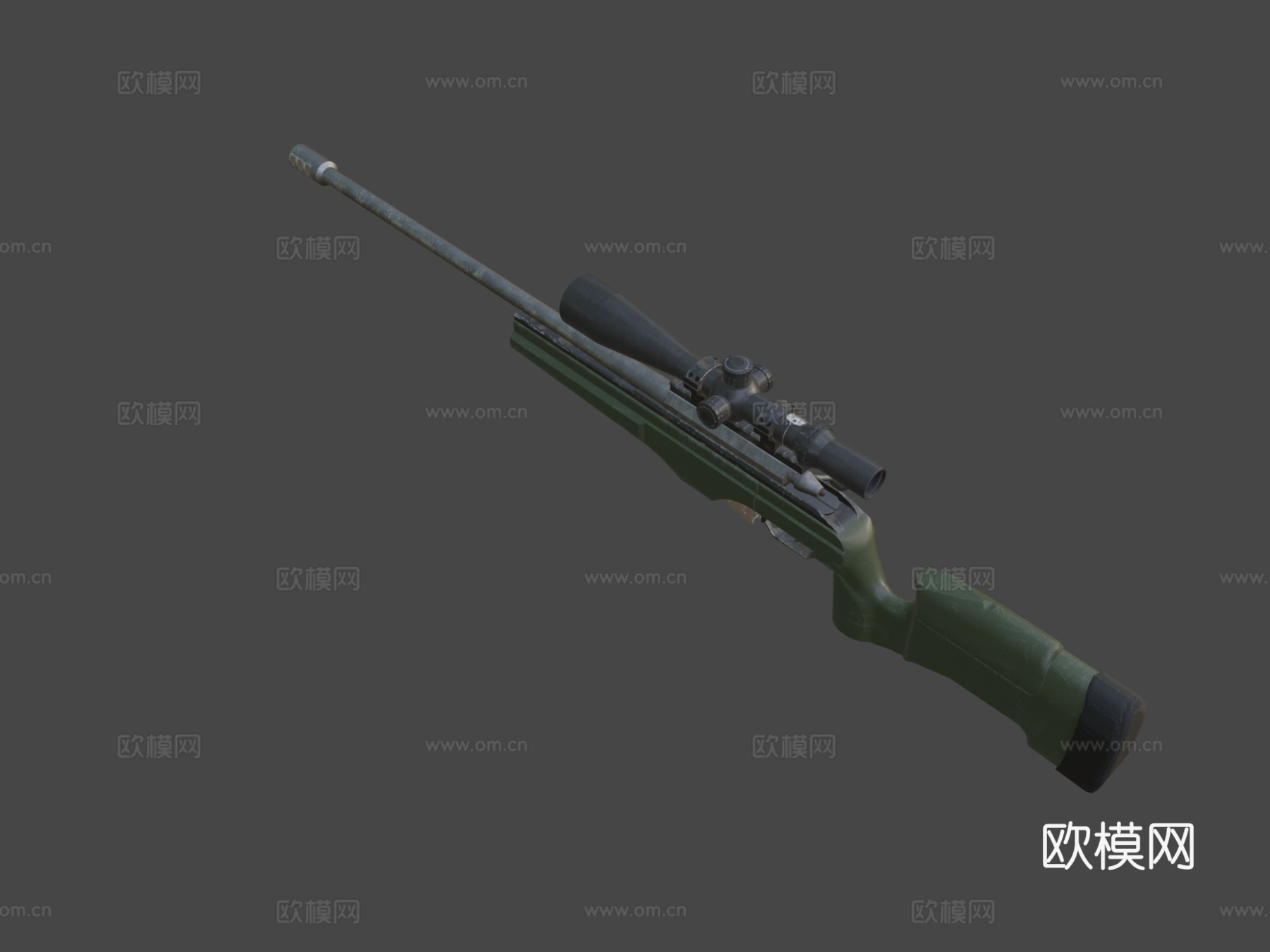 TRG-22狙击步枪3d模型