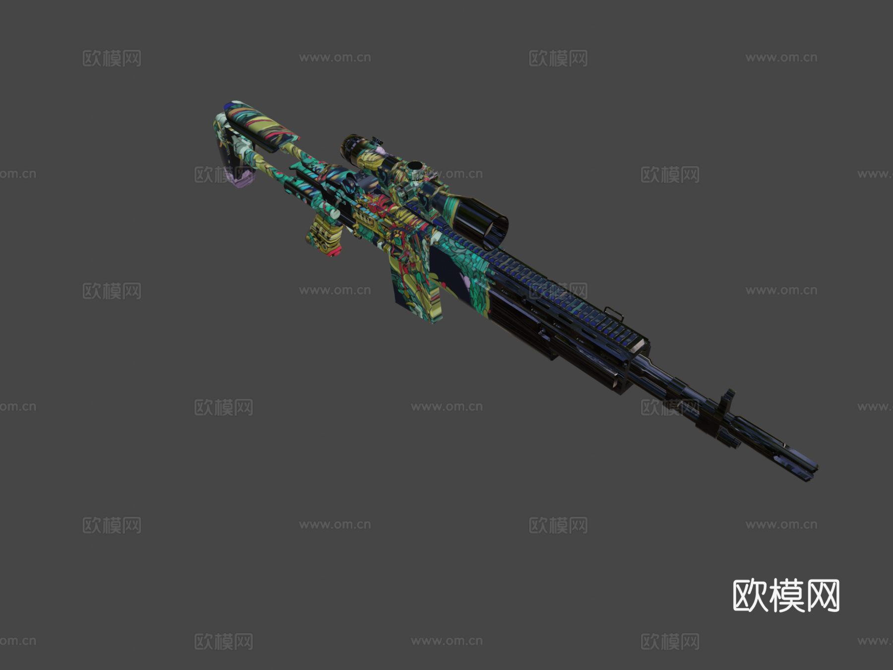 MK14-中国龙3d模型