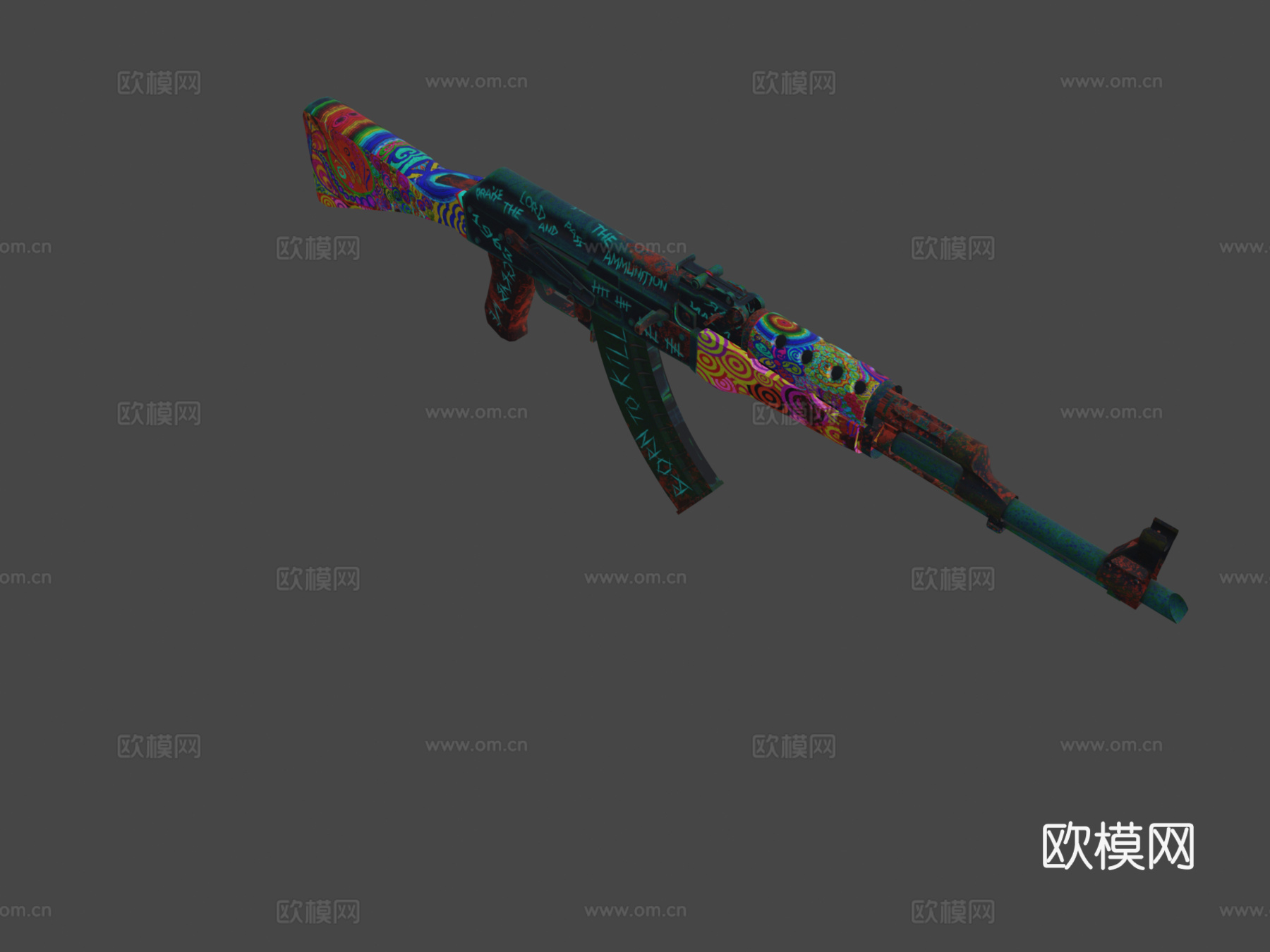 AK47-人民的力量3d模型