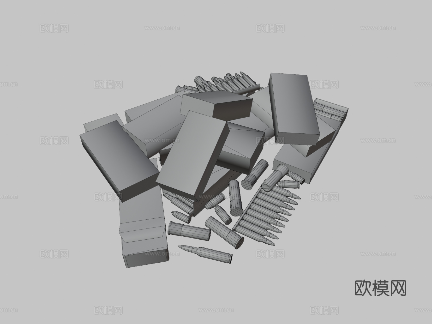 求生之路2弹药3d模型