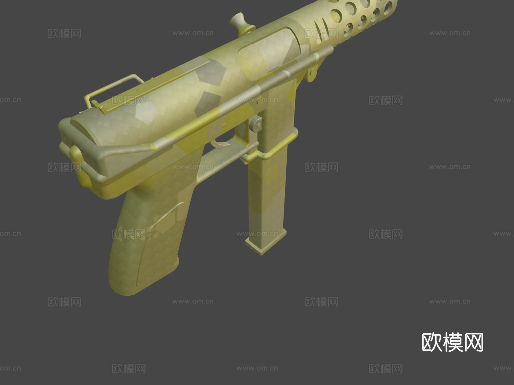 TEC9邦3d模型