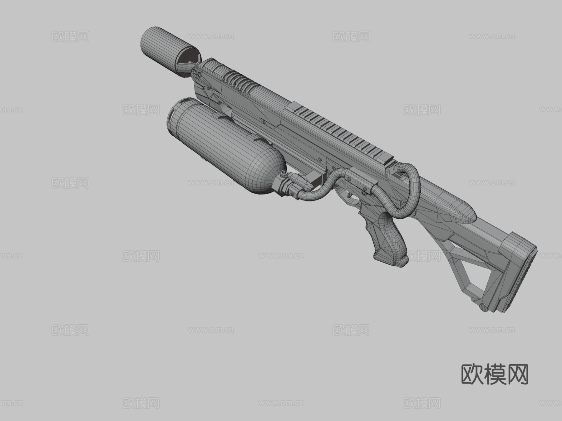 MA-17火焰喷射器3d模型