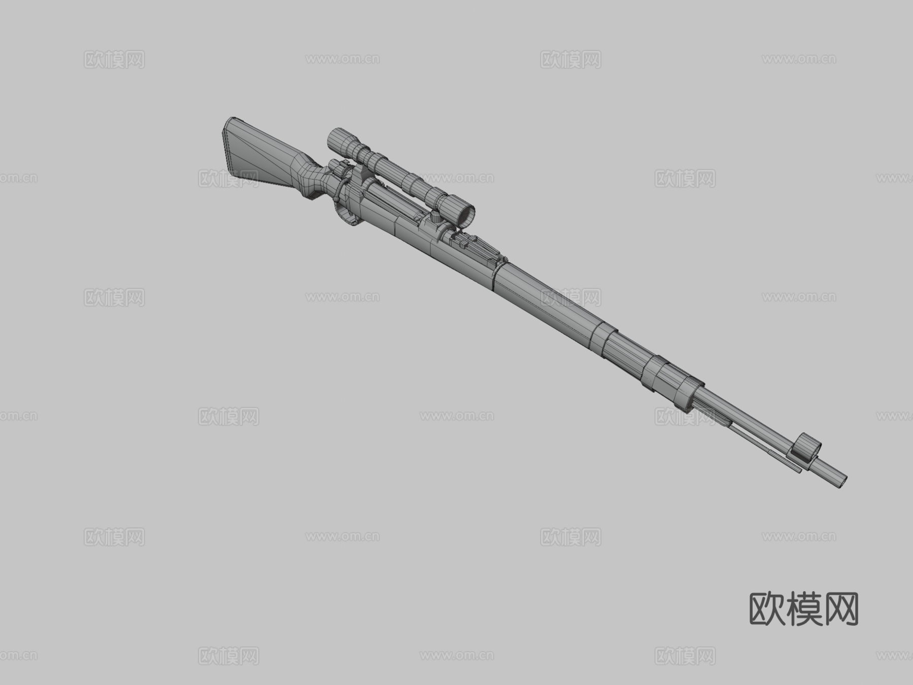 Kar98_低多边形3d模型