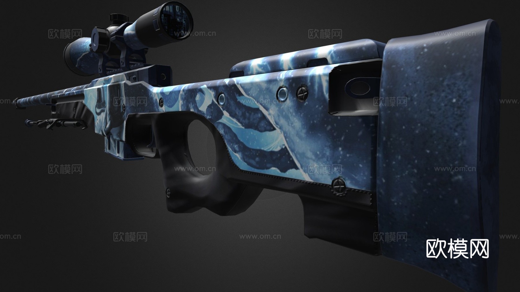 AWP-实验04号3d模型