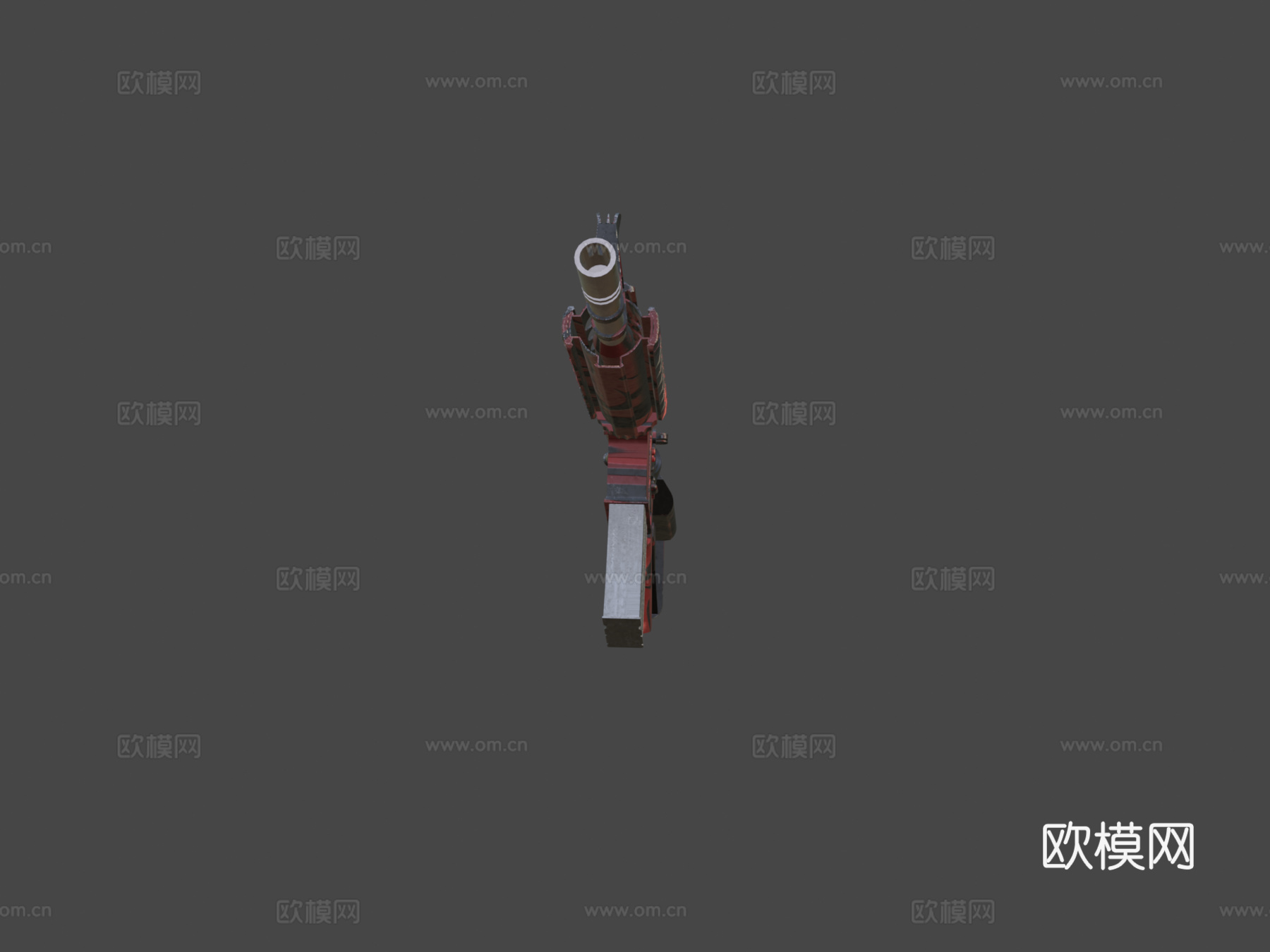 M416步枪模型3d模型